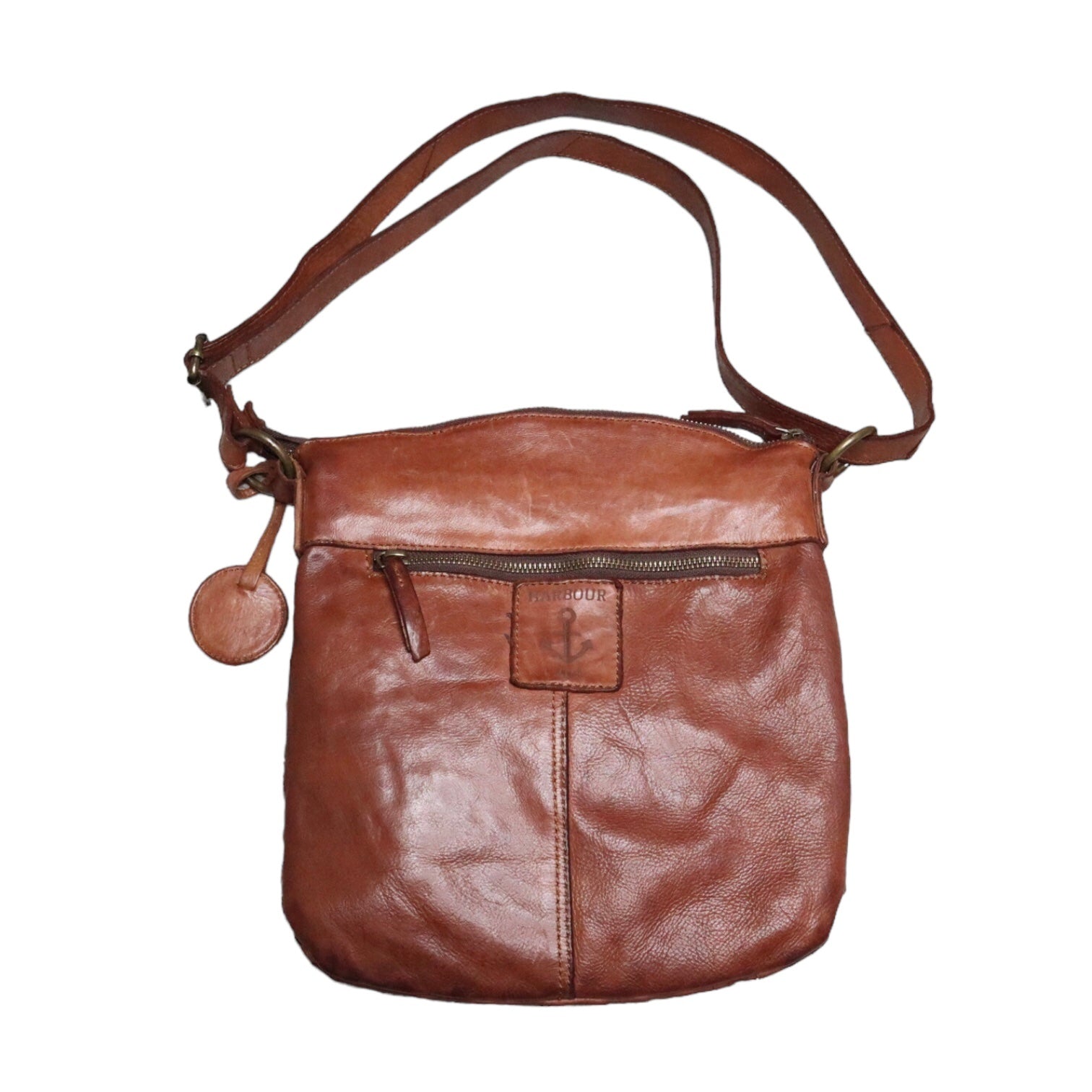 HARBOUR 2ND Brown Leather Crossbody Bag