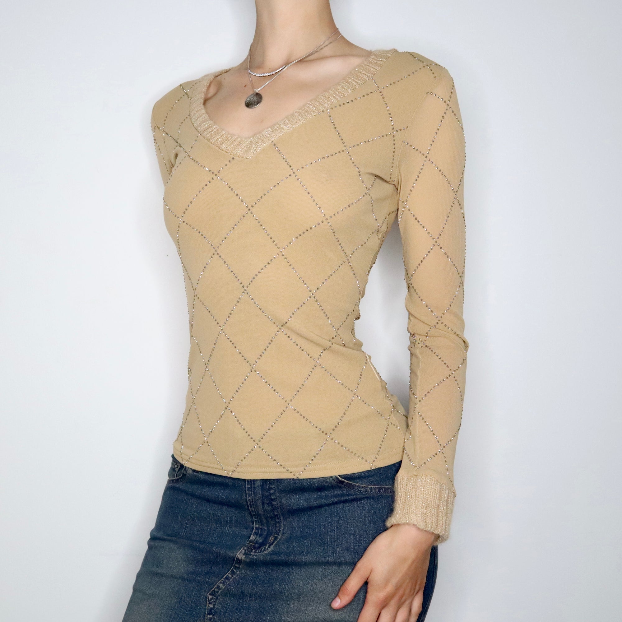90s MORGAN DE TOI Mesh Top (XS/S)