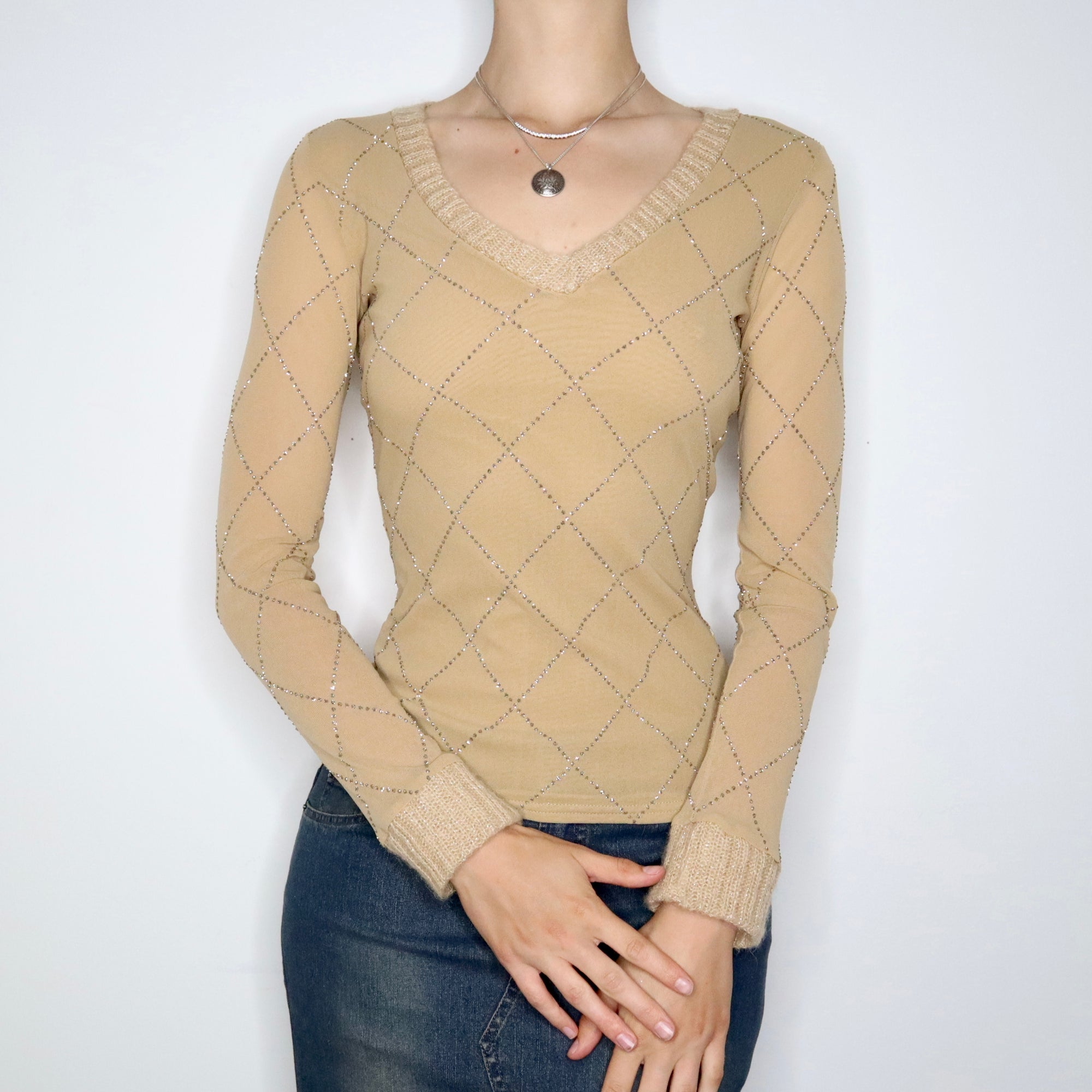 90s MORGAN DE TOI Mesh Top (XS/S)