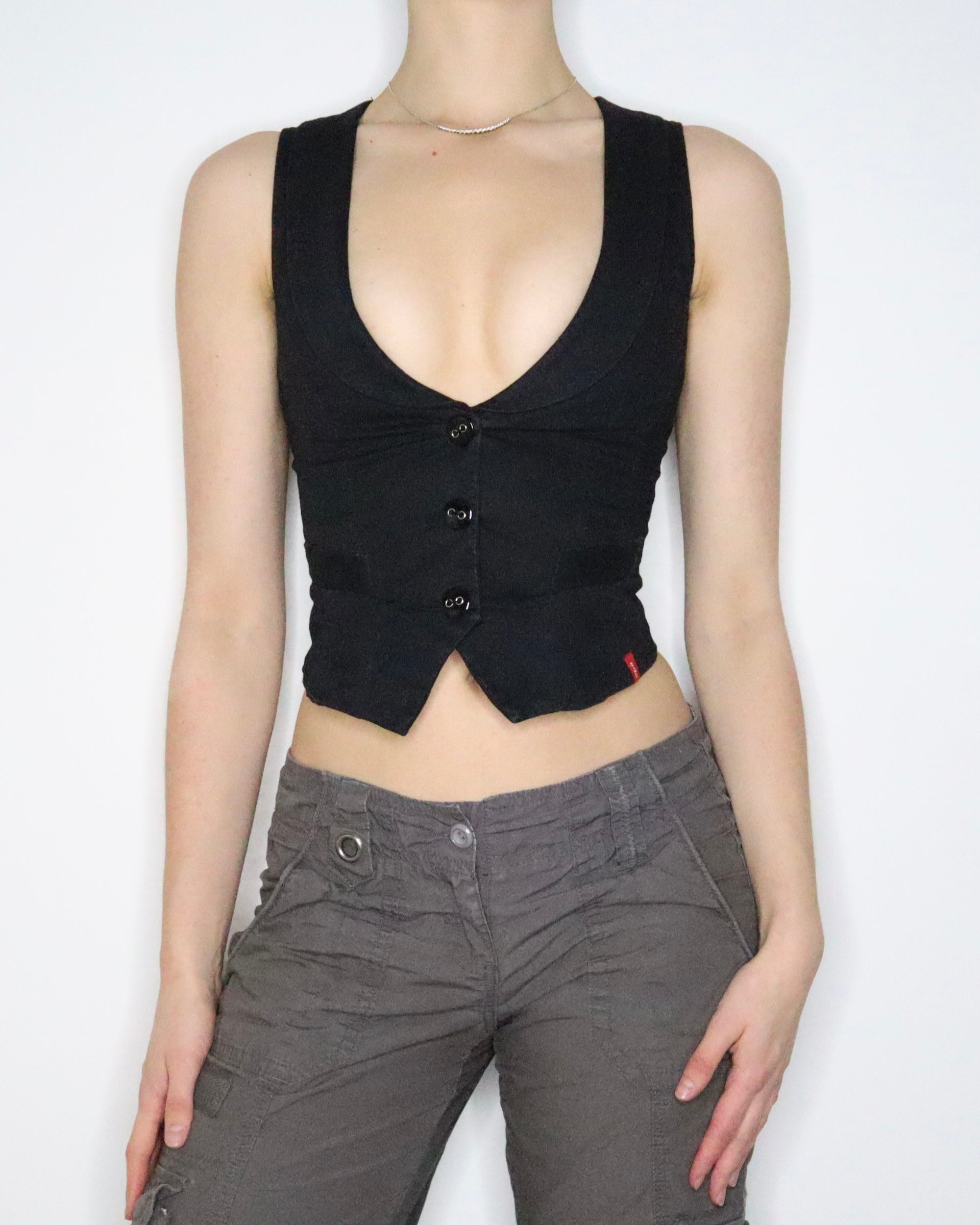 Black Mini Vest (XS)