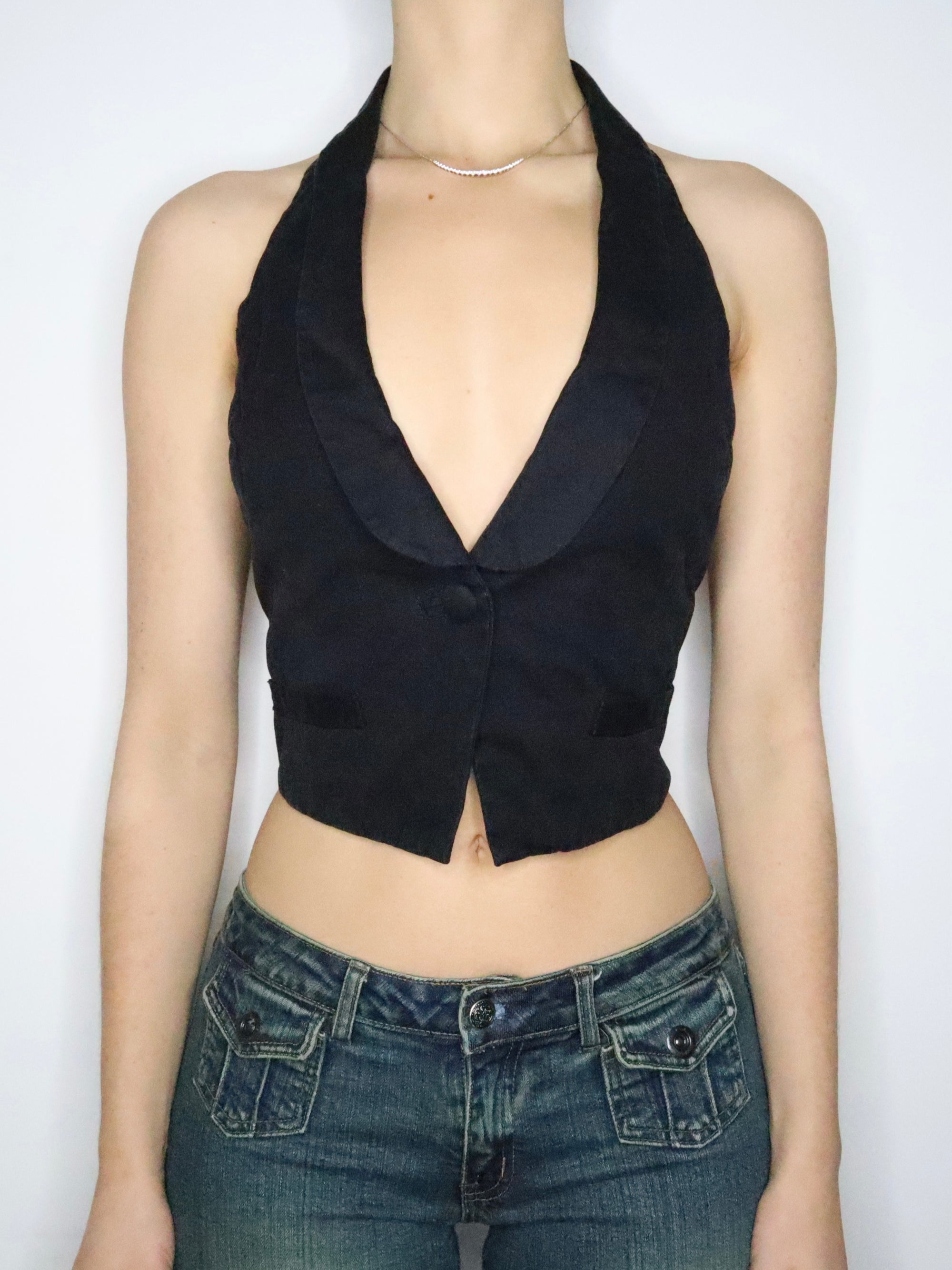 Black Mini Vest (M-L)