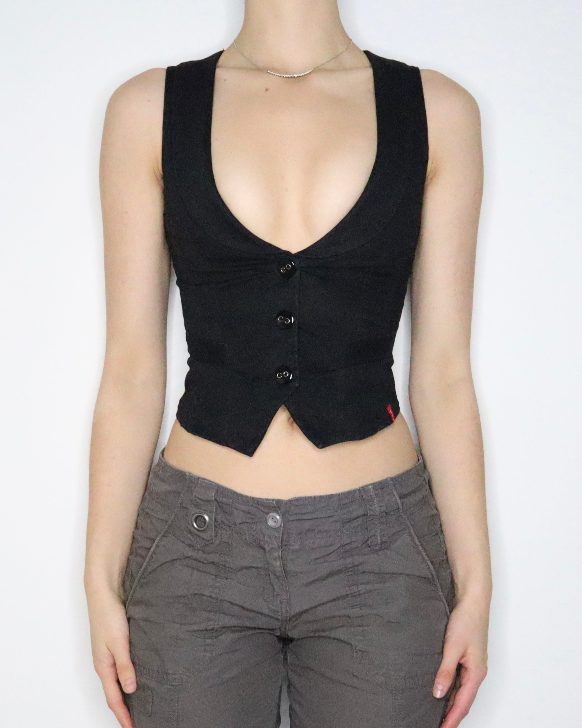 Black Mini Vest (XS)