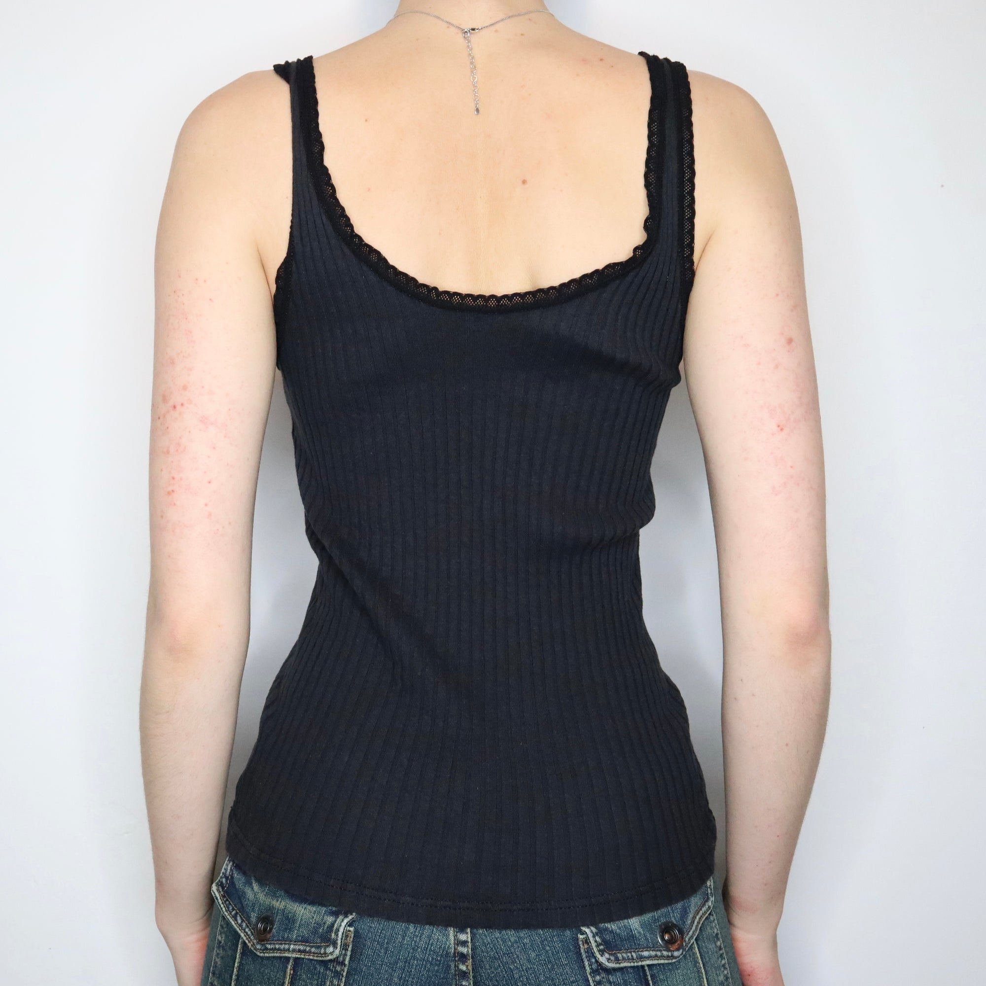 Black Lace Tank Top