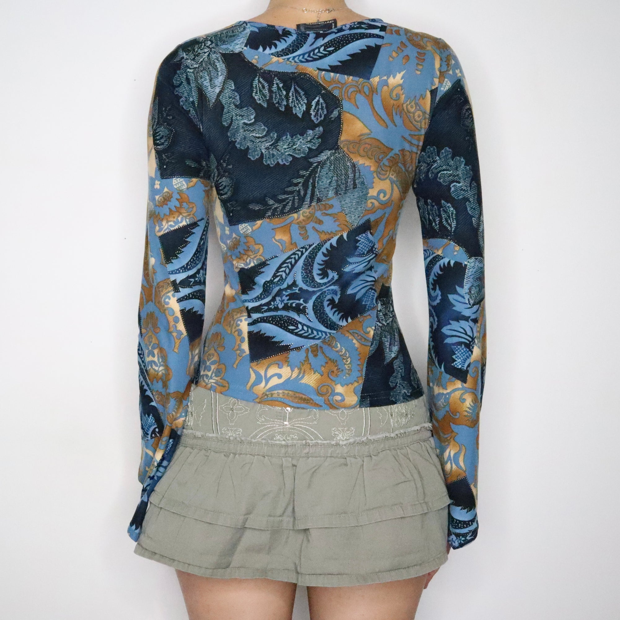 Boho Bell Sleeve Blouse (Small)