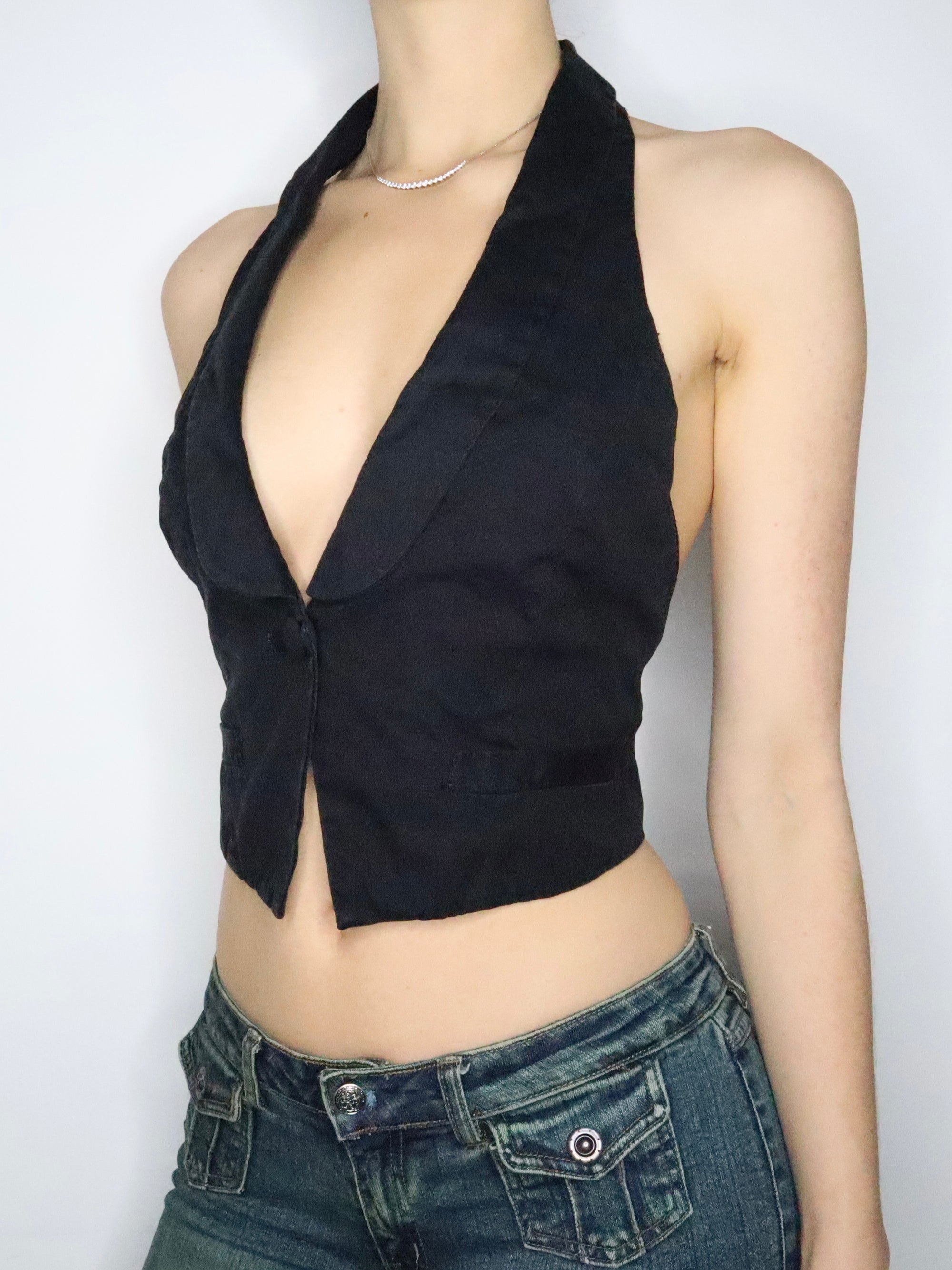 Black Mini Vest (M-L)