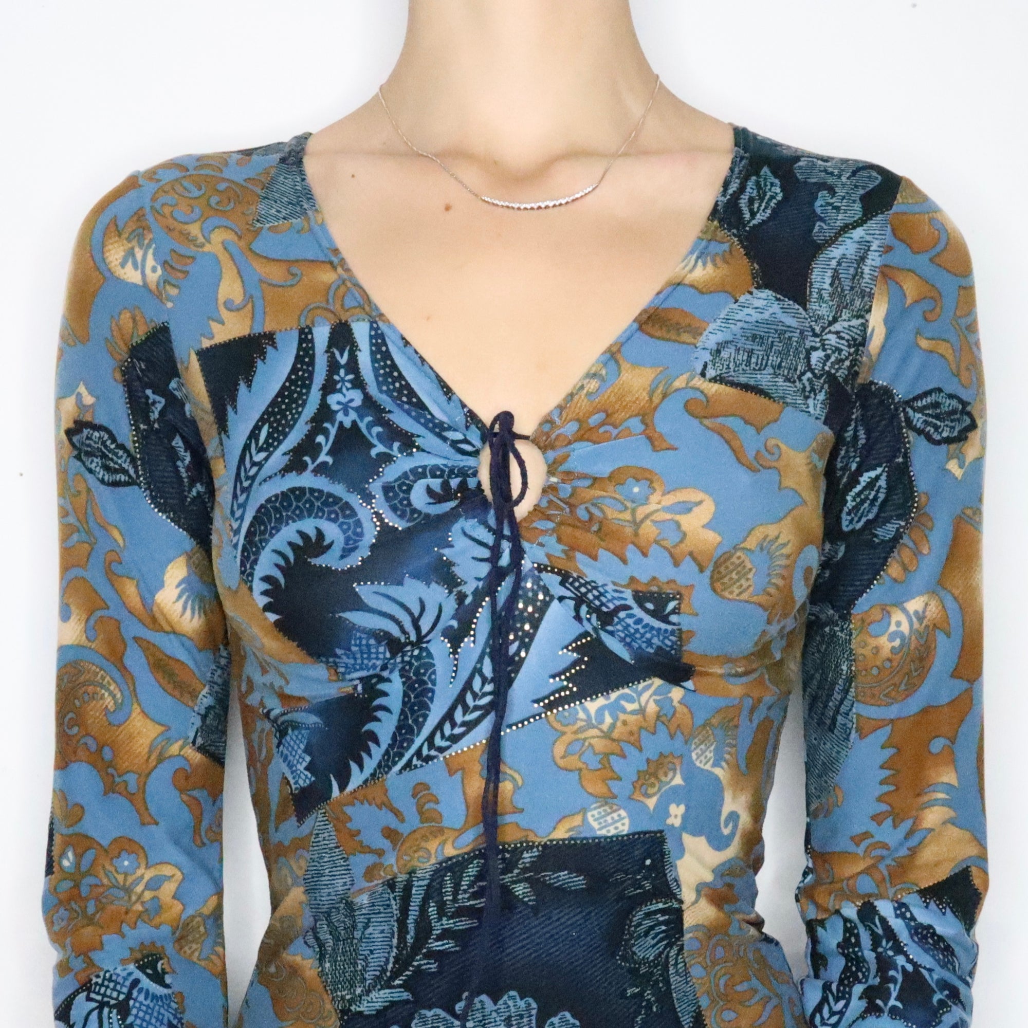 Boho Bell Sleeve Blouse (Small)