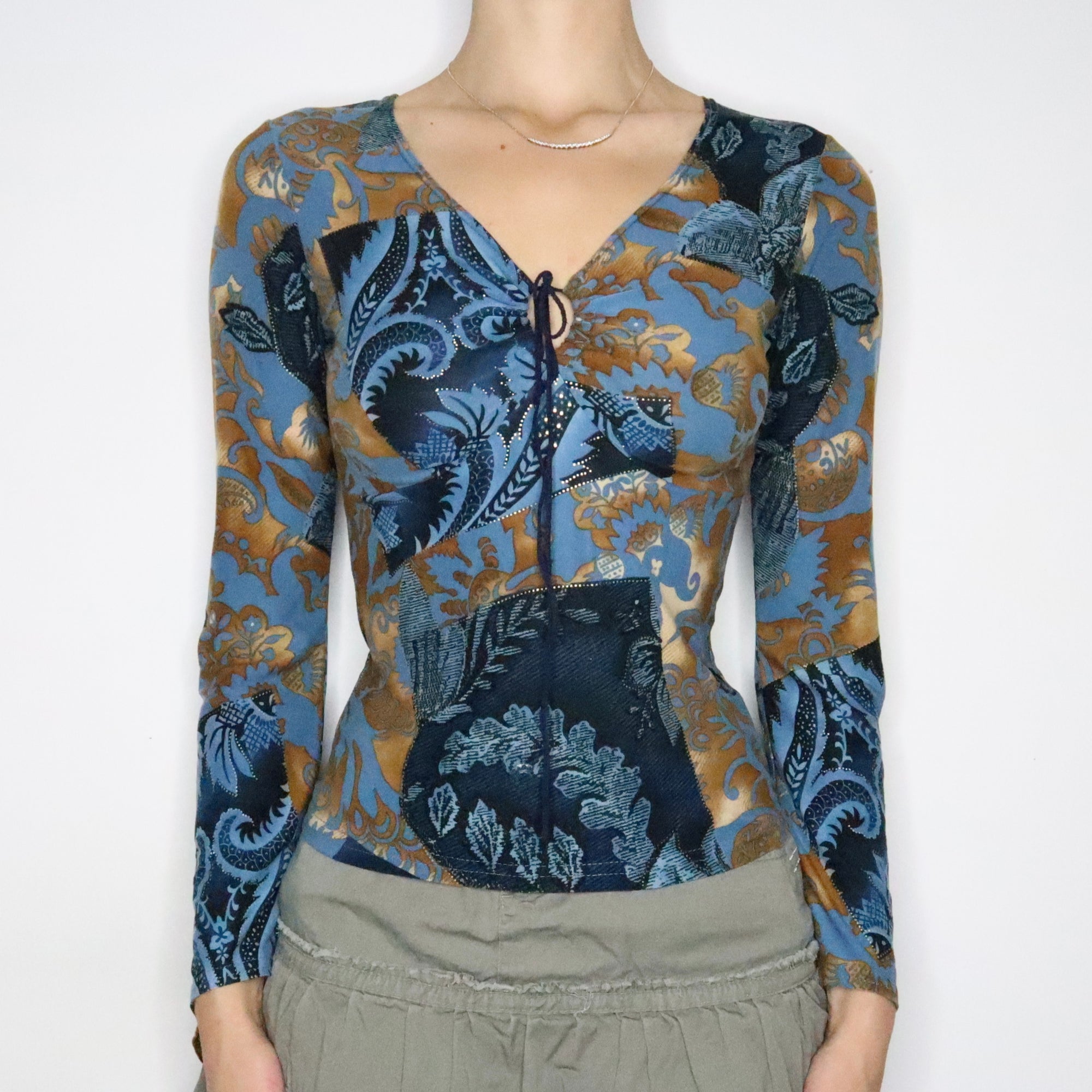 Boho Bell Sleeve Blouse (Small)