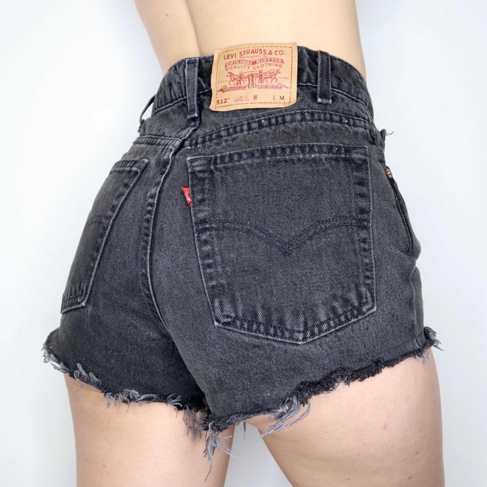 Levi's Black Denim Shorts