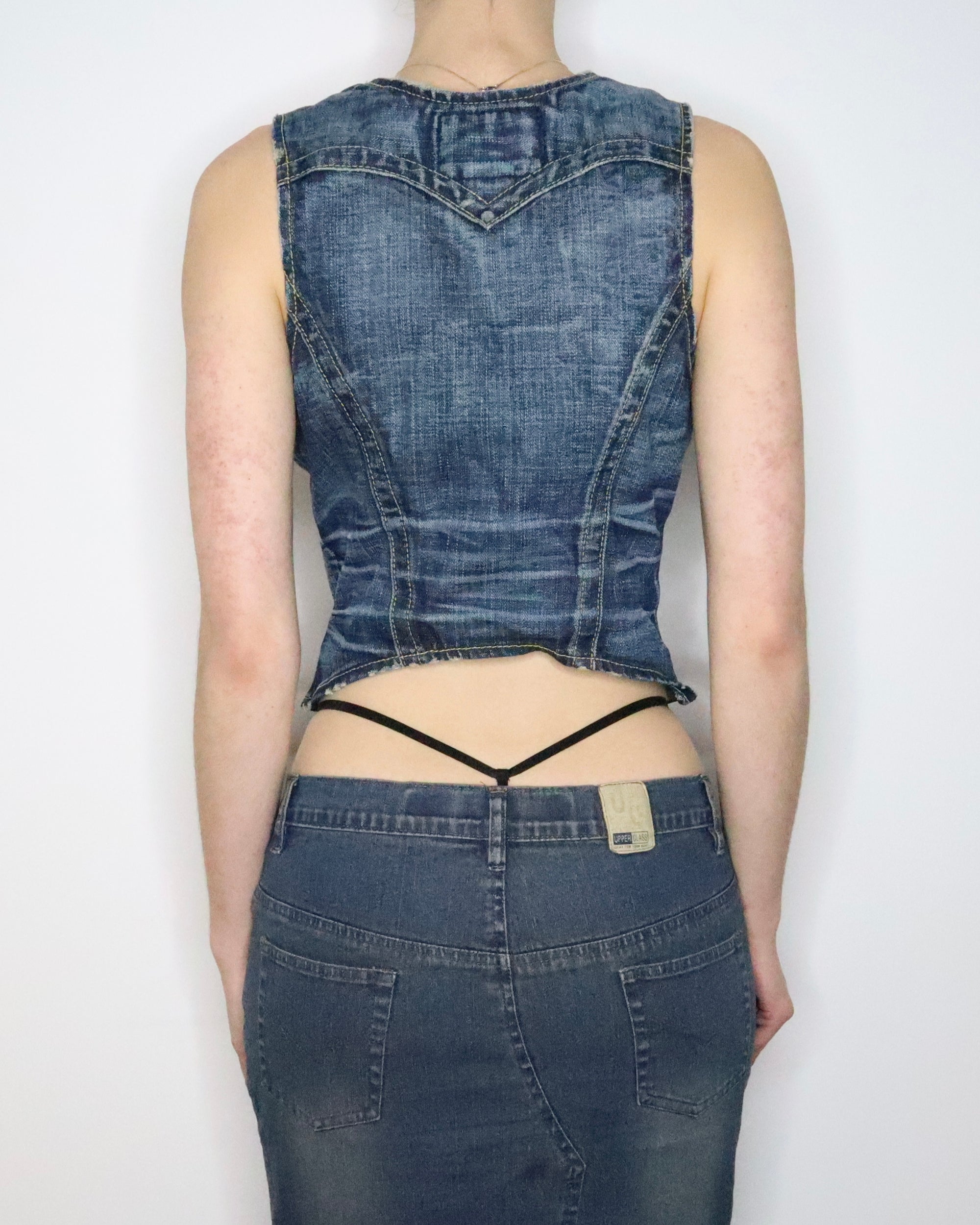 True Religion Denim Vest (M-L)