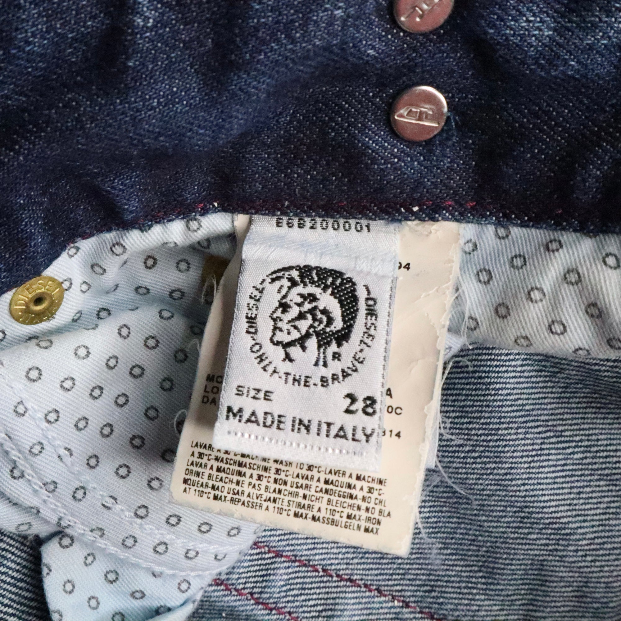 Diesel Low Rise Jeans (Small)