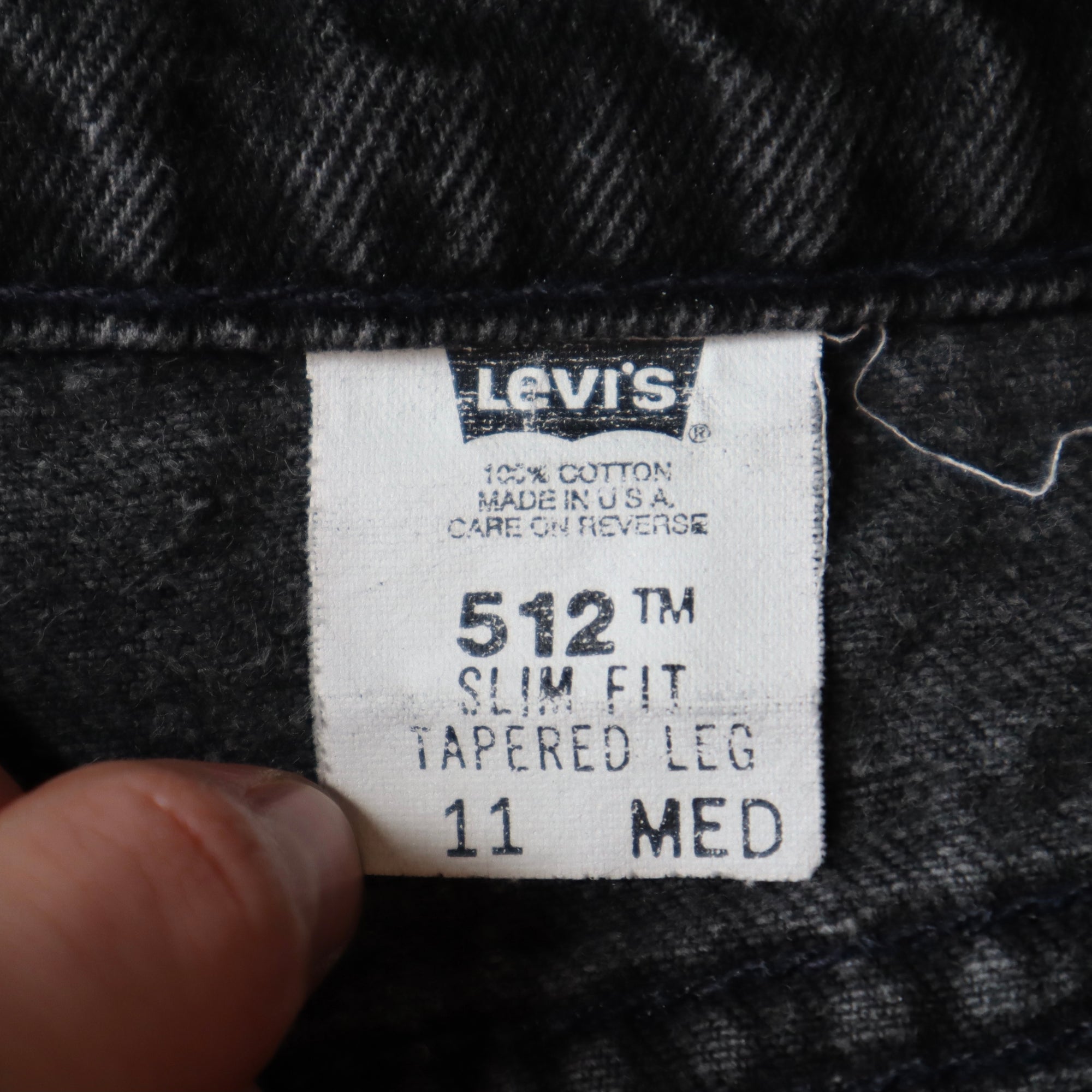 Levi's Black Denim Shorts