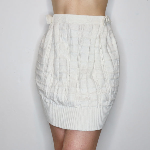 Fendi Authenticated Plain Cotton Skirt