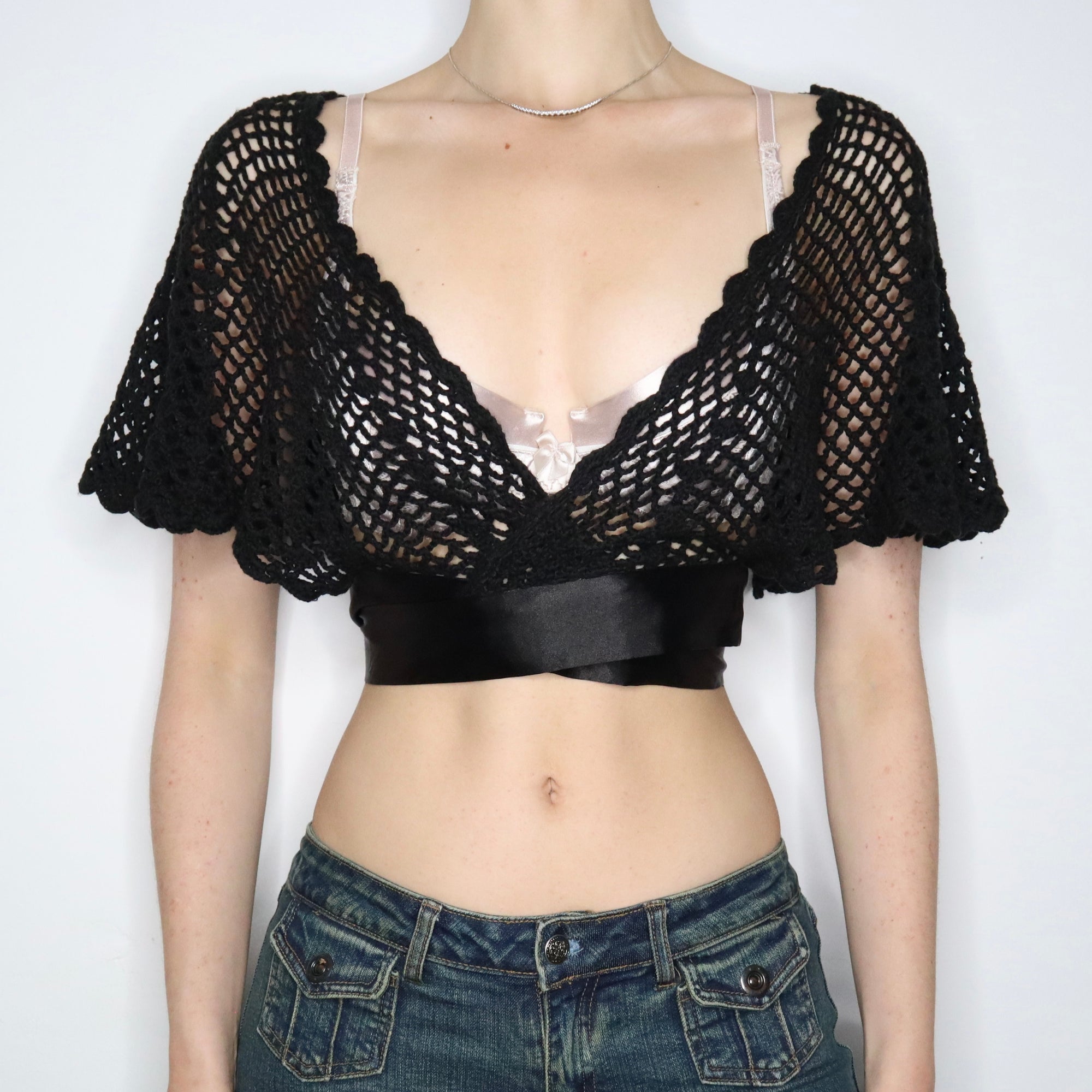 Betsey Johnson Crocheted Bolero (S-L)