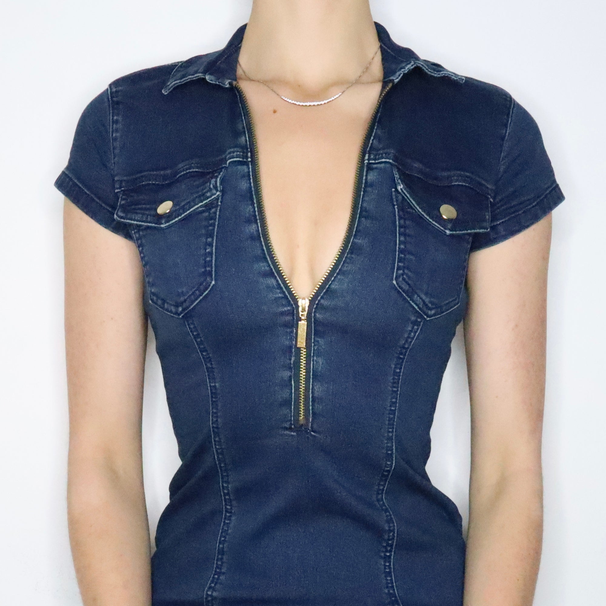 Guess Denim Mini Dress (XS-S)
