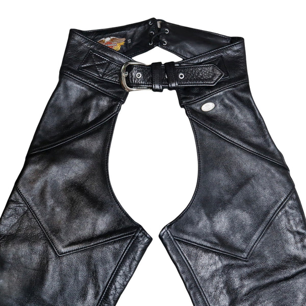 Harley Davidson Leather Chaps - Imber Vintage