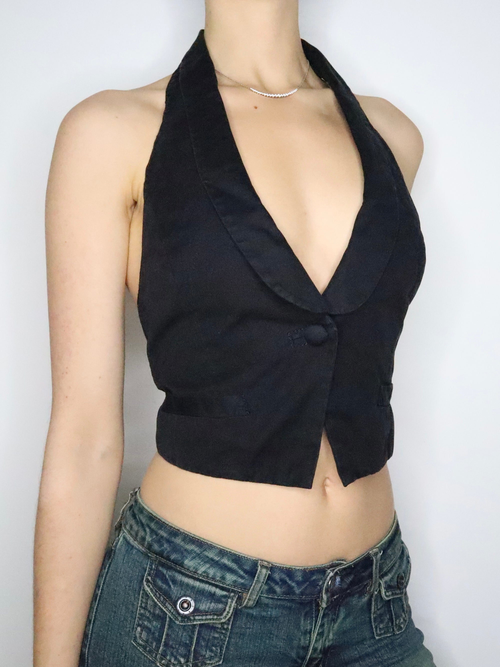 Black Mini Vest (M-L)