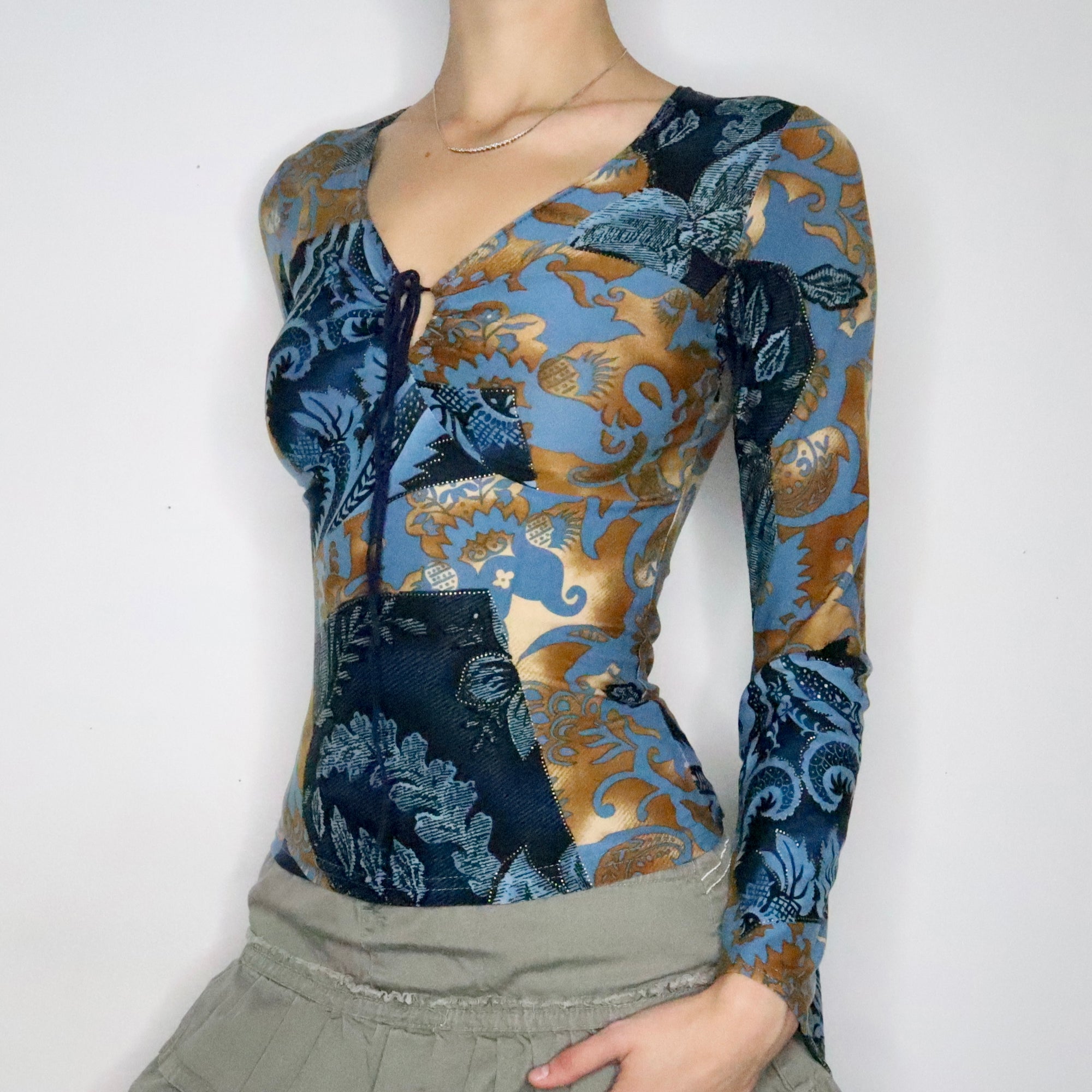 Boho Bell Sleeve Blouse (Small)