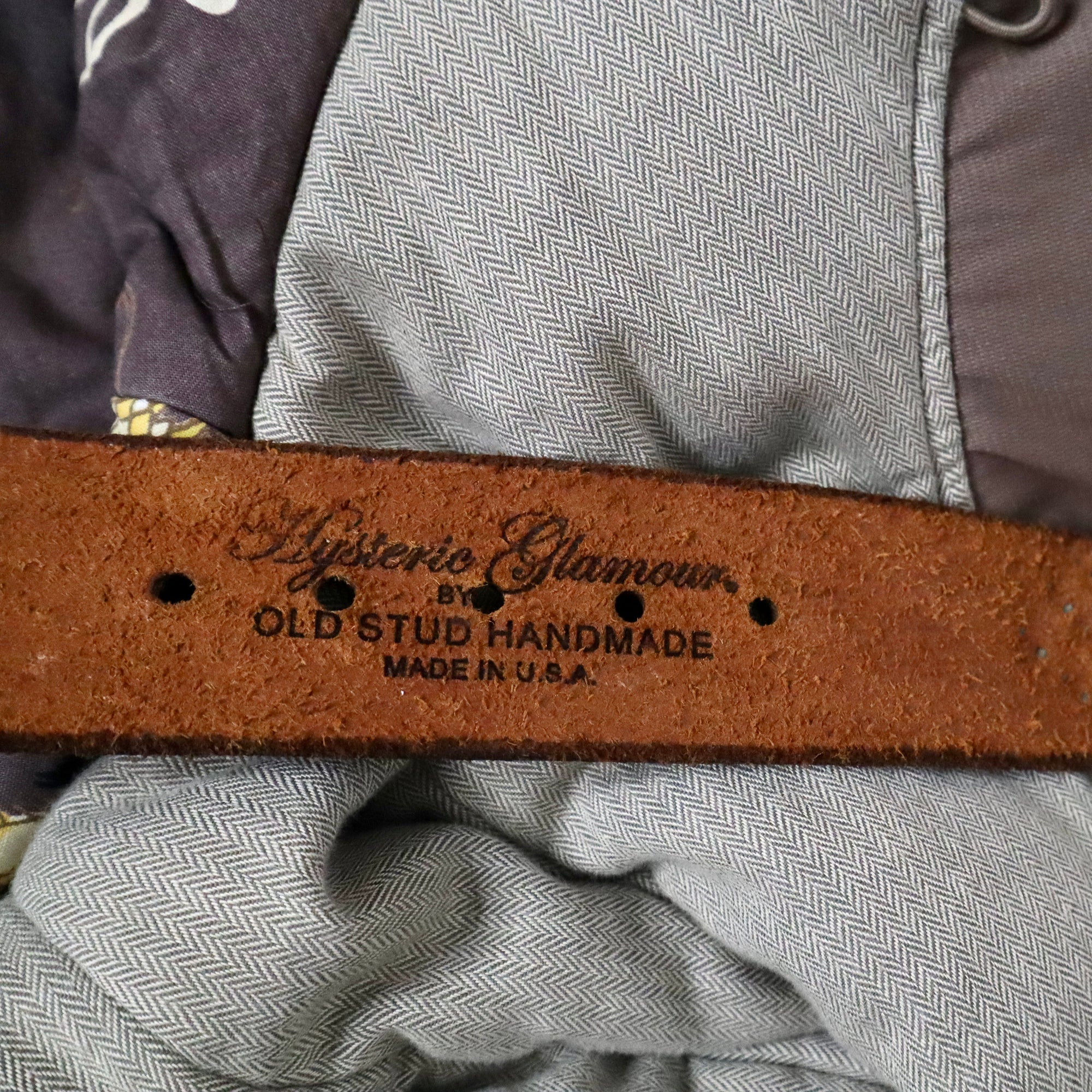 90s HYSTERIC GLAMOUR Studded Belt - Imber Vintage