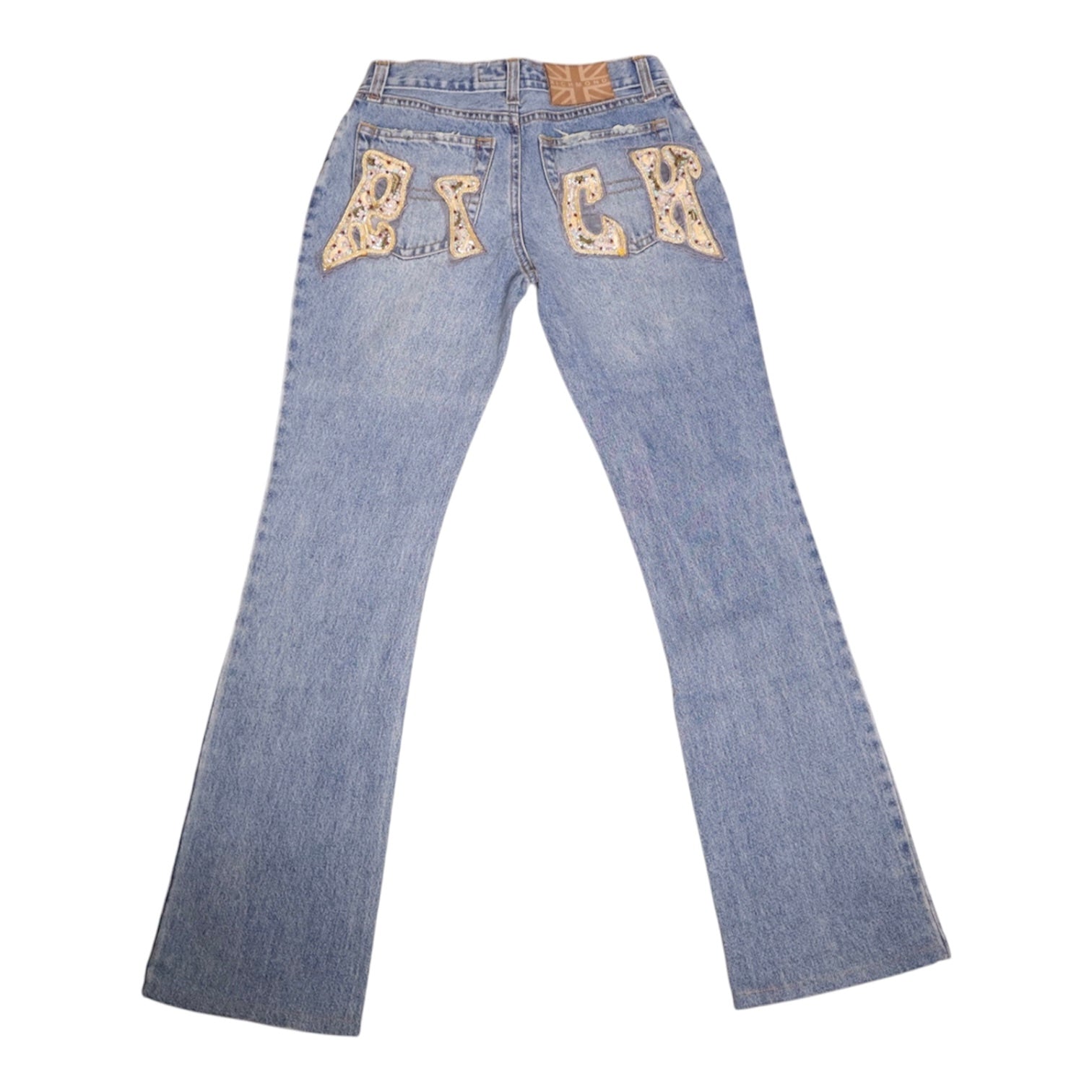 Y2K RICHMOND Sequin Bootcut Jeans (XS/S) 