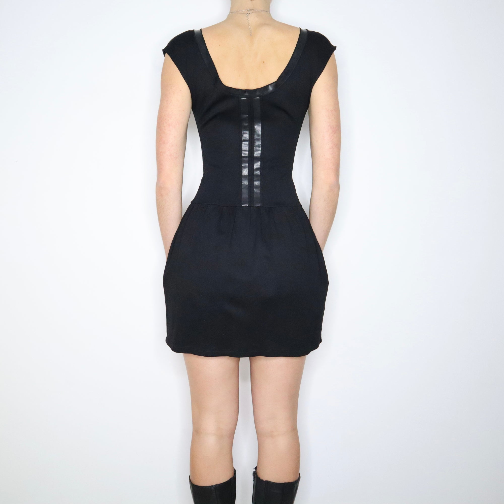 PRADA Black Mini Dress (S) - Imber Vintage PRADA Black Mini Dress (S) - Imber Vintage