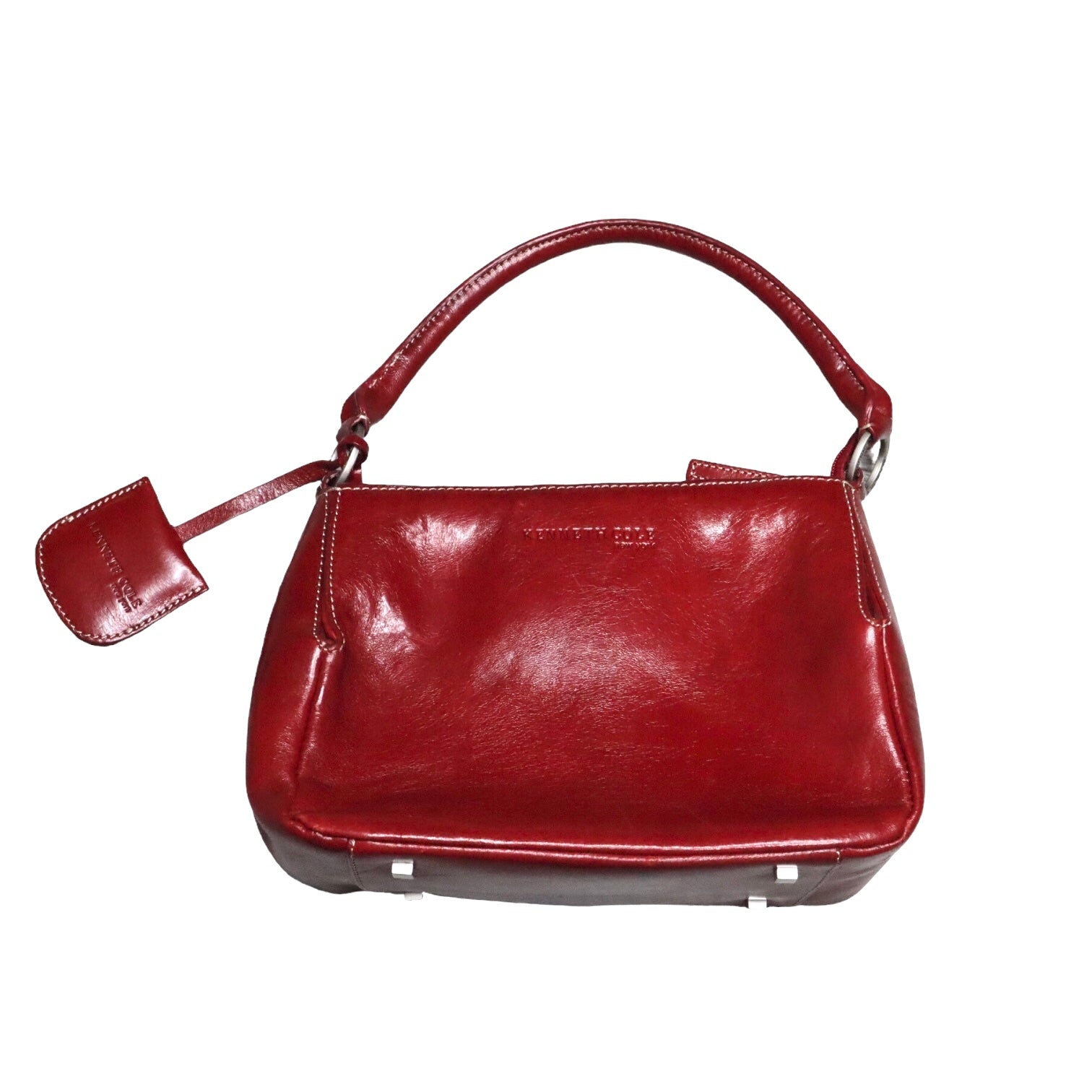 90s Red Leather Purse