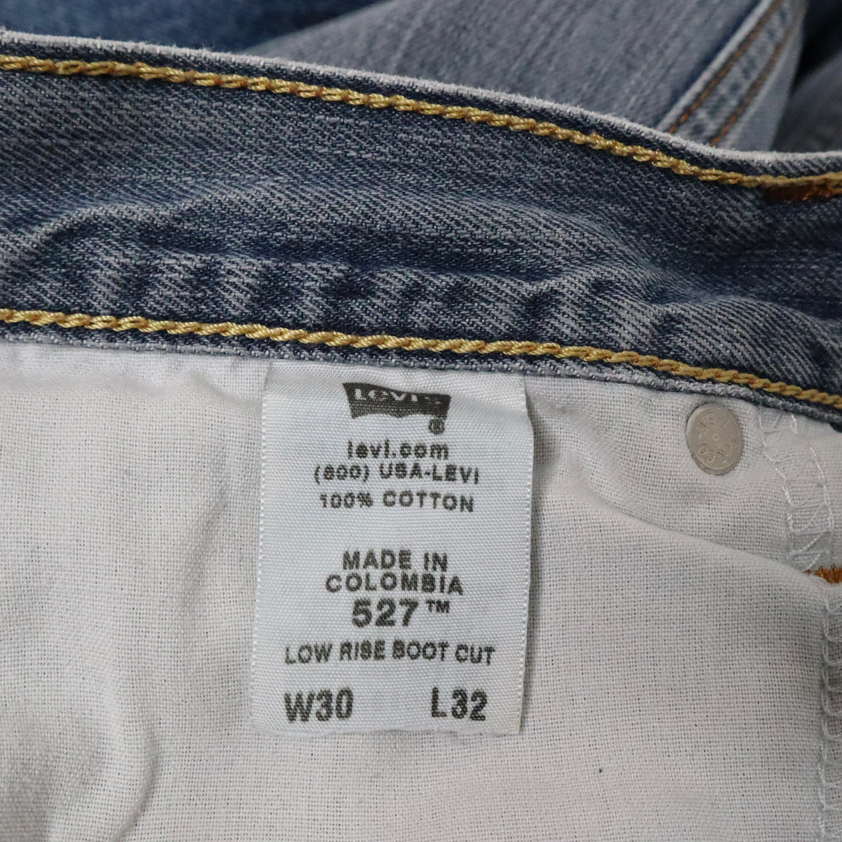 Y2K LEVI'S Baggy Bootcut Jeans (M) - Imber Vintage