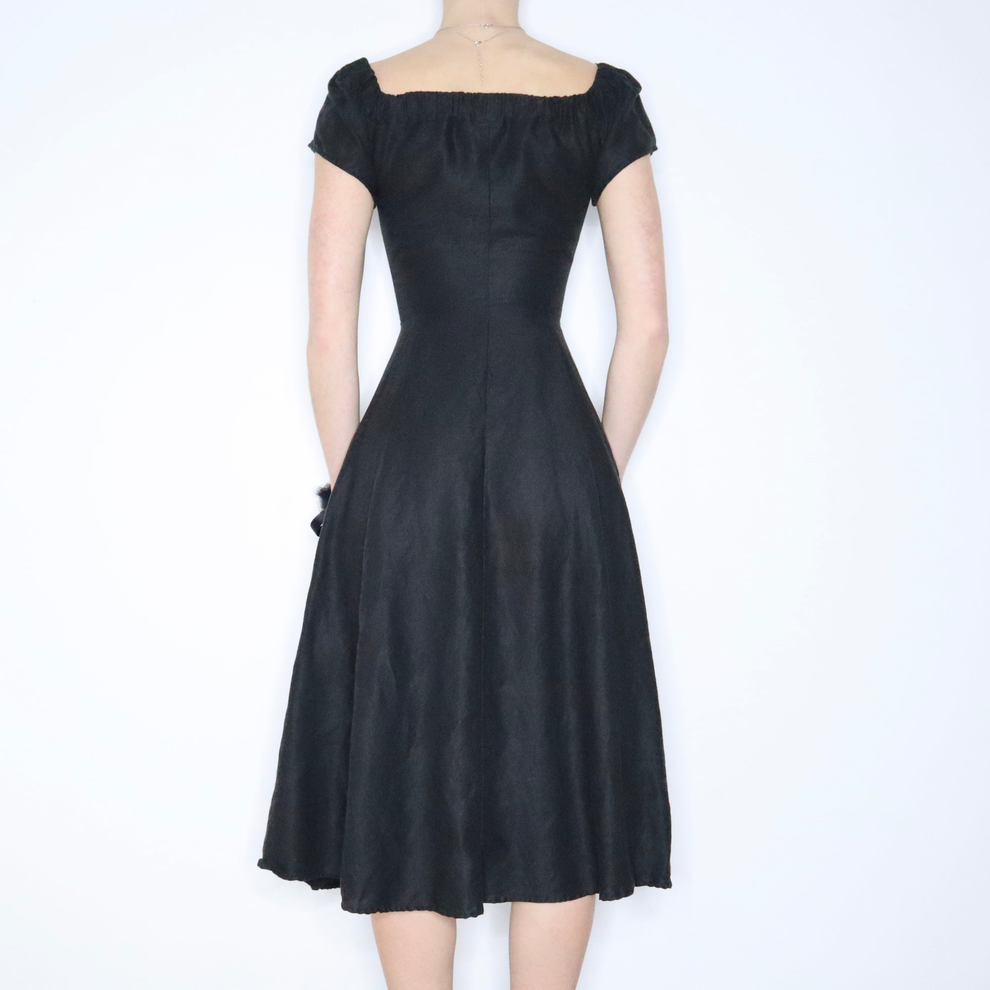REFORMATION Black Linen Button Up Midi Dress (XS) - Imber Vintage REFORMATION Black Linen Button Up Midi Dress (XS) - Imber Vintage