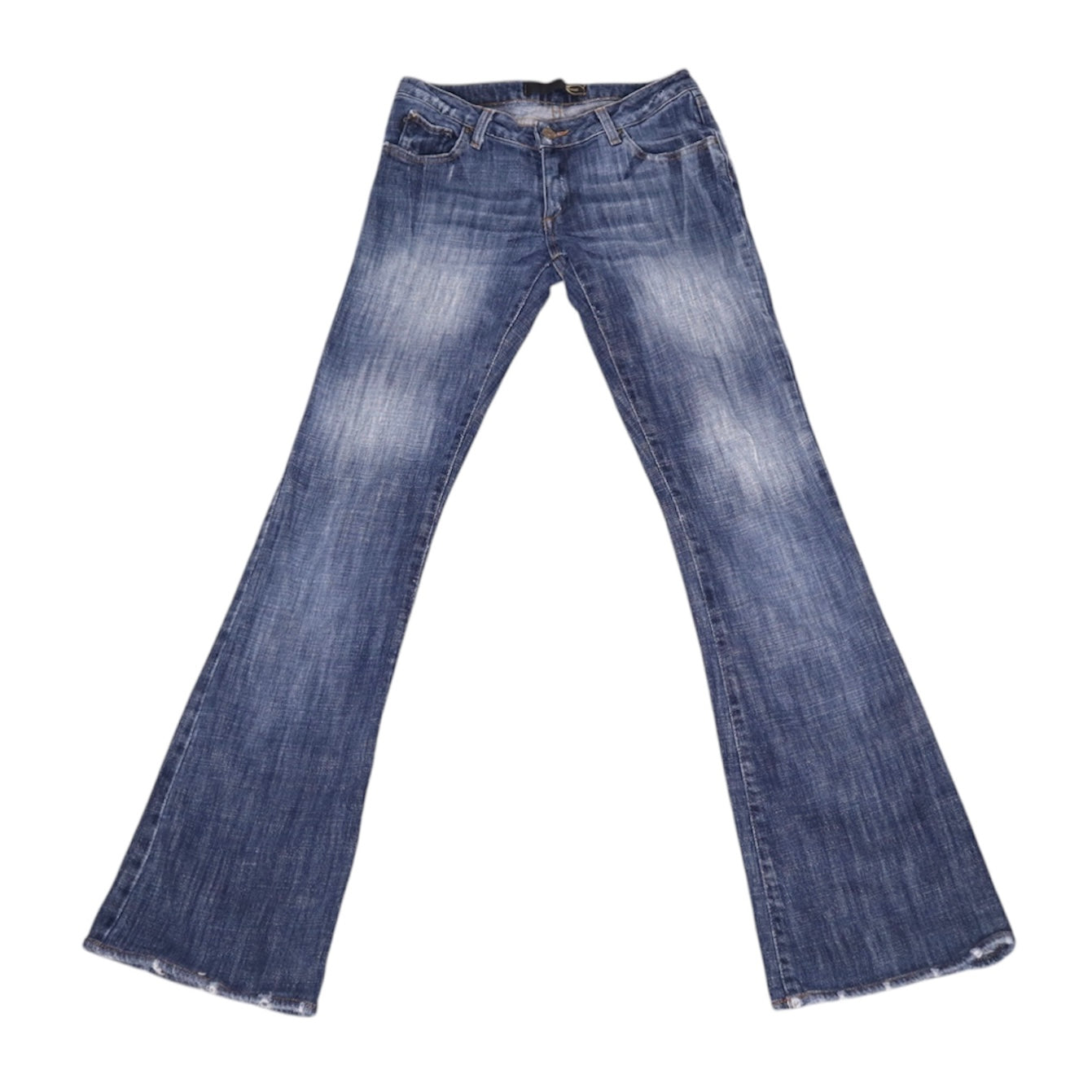 Y2K CAVALLI Low Rise Flare Jeans (XS)