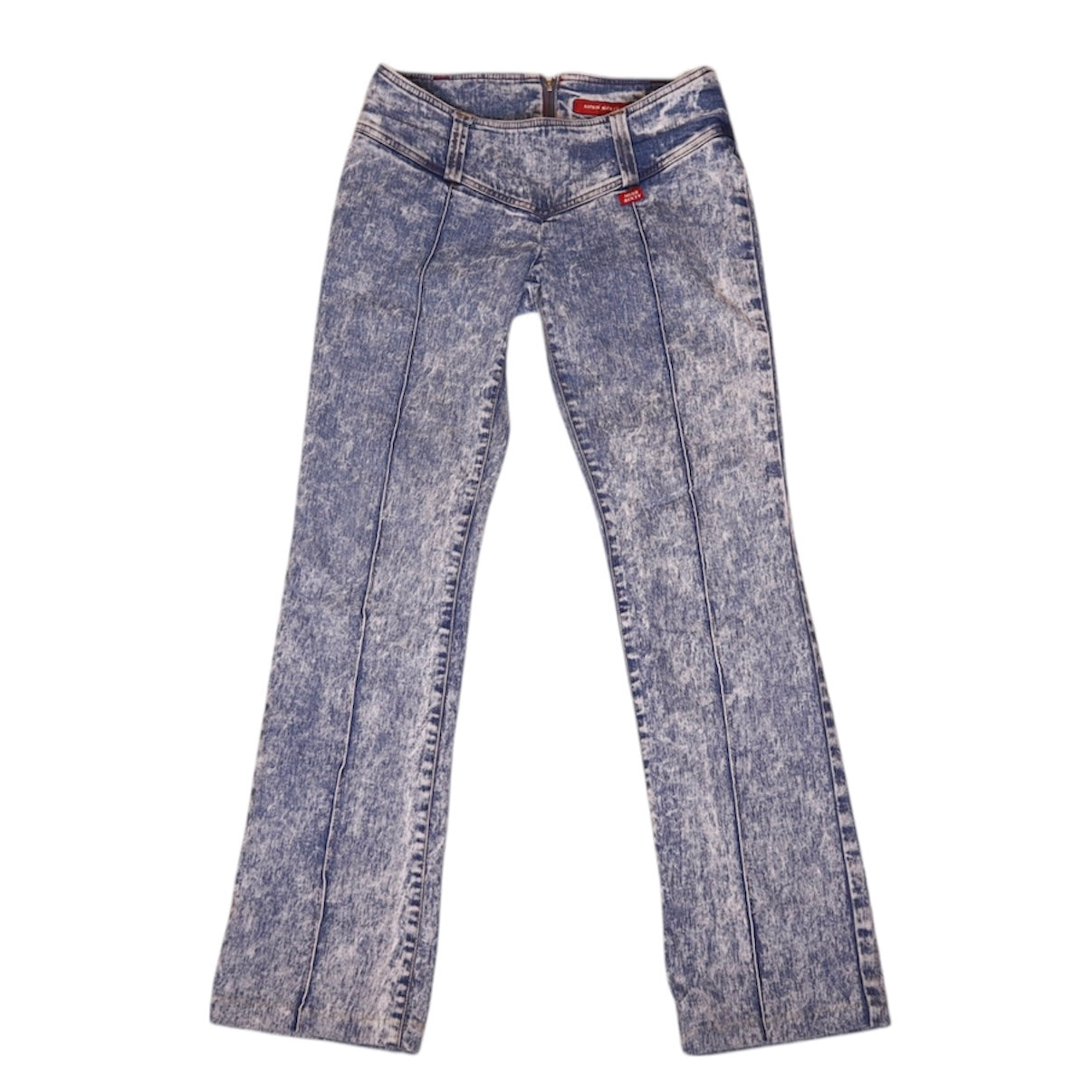 Y2K MISS SIXTY Acid Wash Straight Leg Jeans (S) 