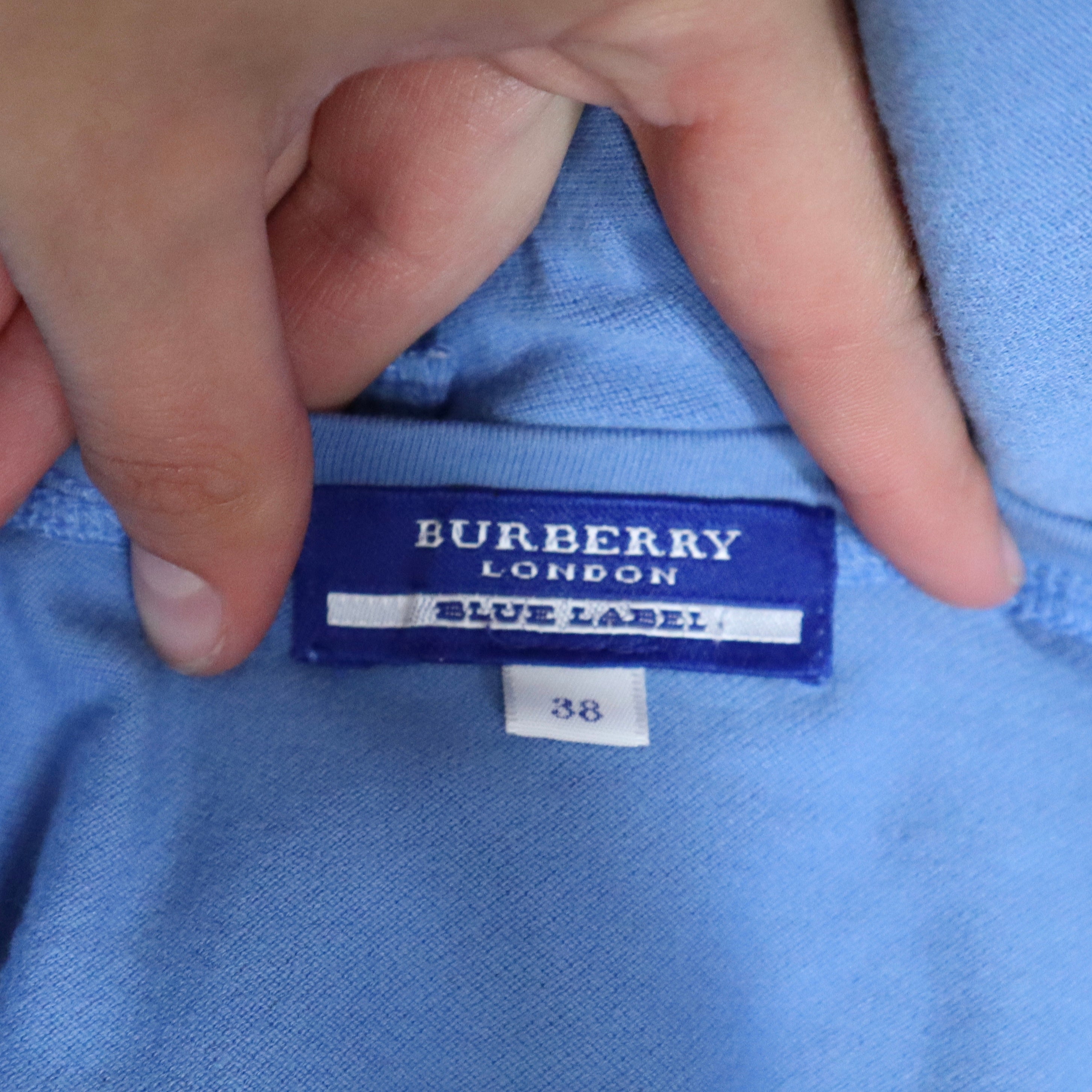 Burberry Blue Tank Top (Small) - Imber Vintage