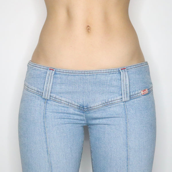 Y2K MISS SIXTY Low Rise Flare Jeans (XS) - Imber Vintage