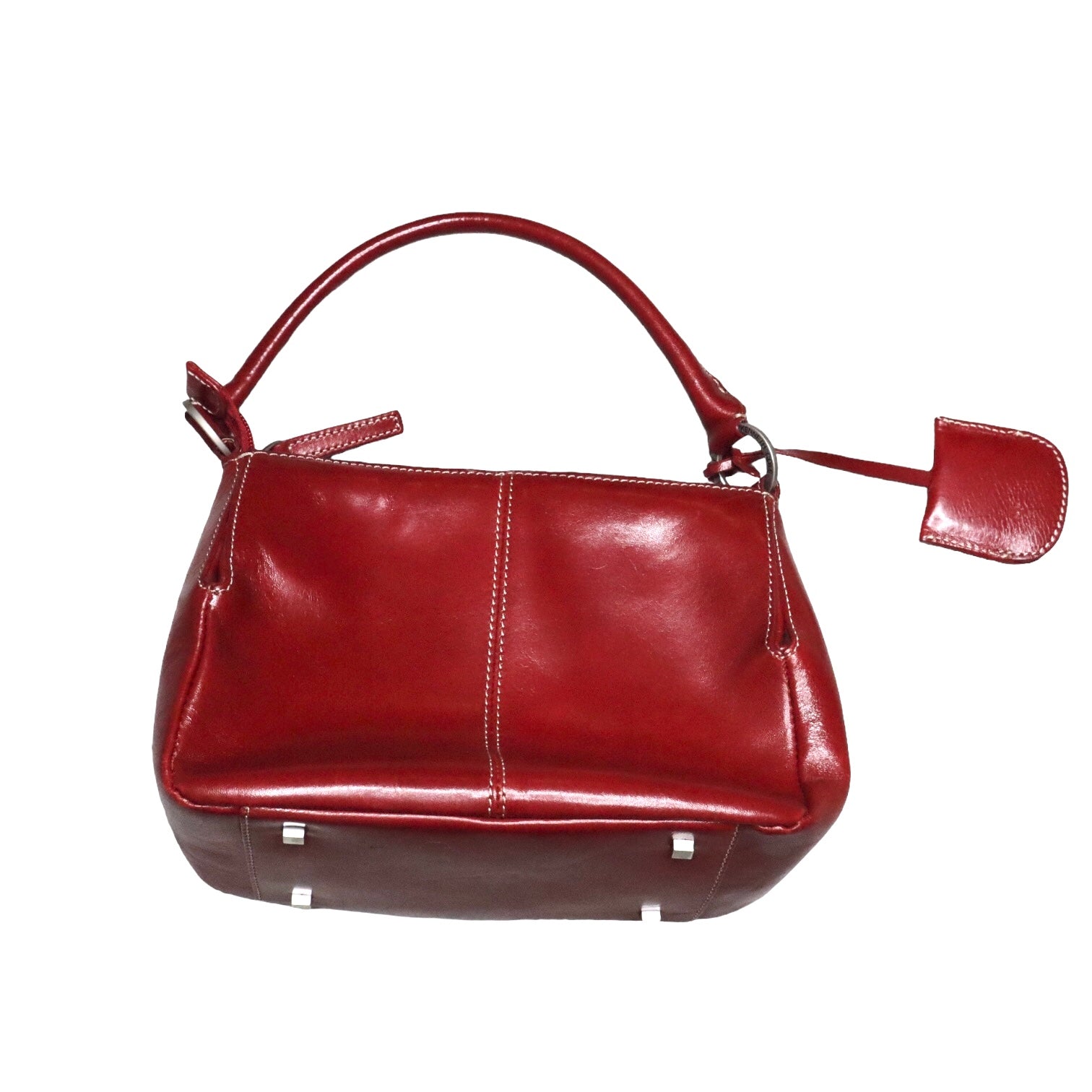 90s Red Leather Purse