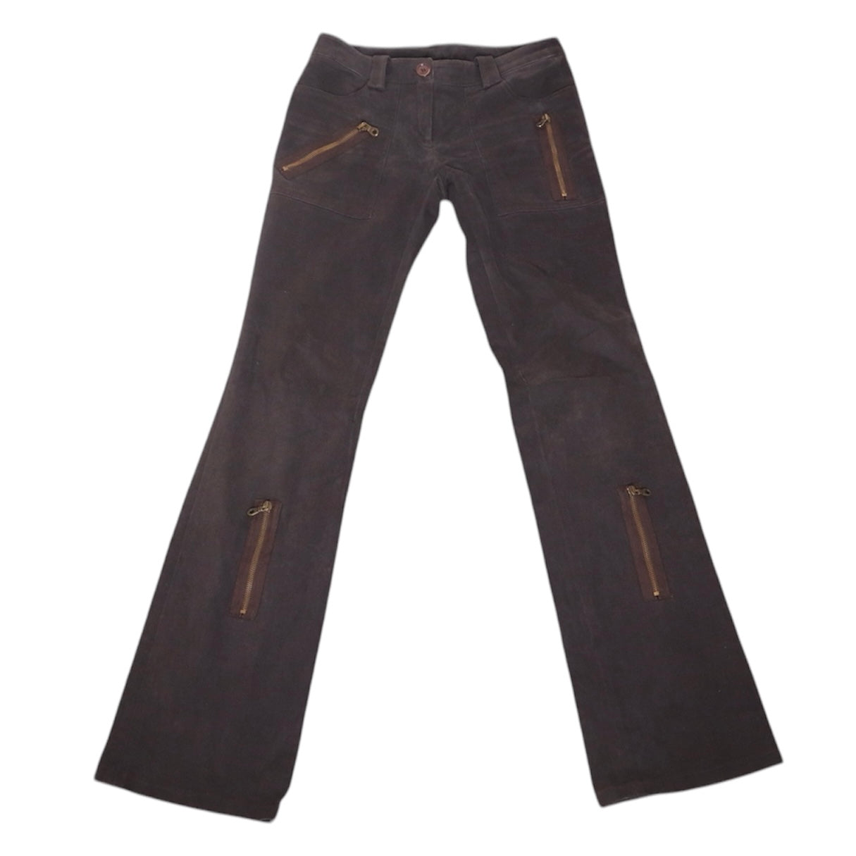 Y2K Charcoal Low Rise Cargo Pants (XS/S) 