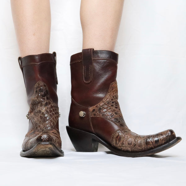 Gianni Barbato Cowboy Boots (8 US/38 EU) - Imber Vintage