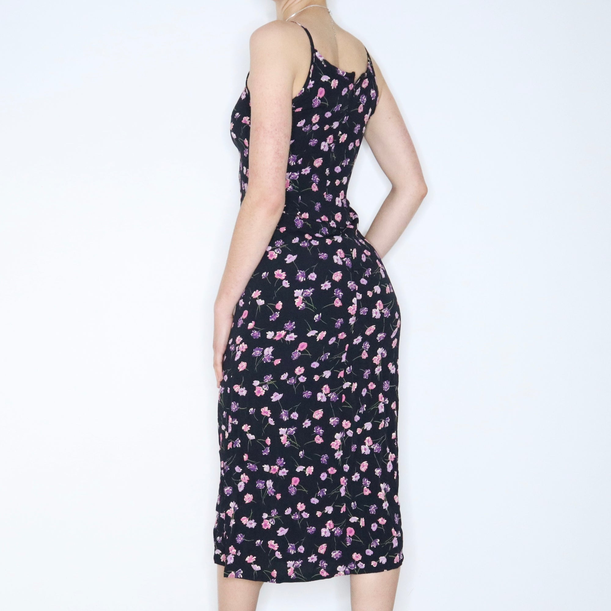 90s Floral Maxi Dress (XS-S) - Imber Vintage 90s Floral Maxi Dress (XS-S) - Imber Vintage