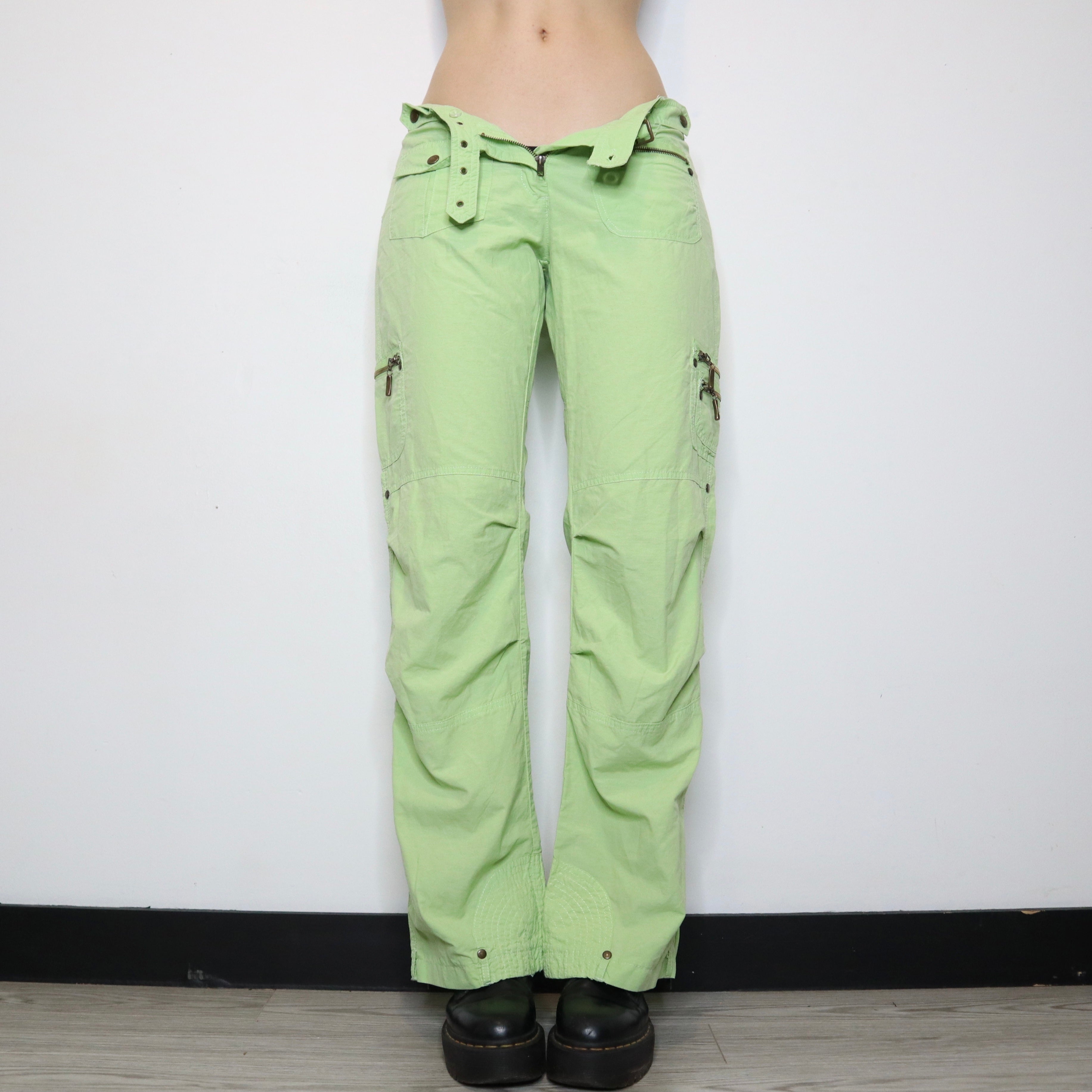 Light green RICKIE trousers - Banditas trousers - Boutique Keva