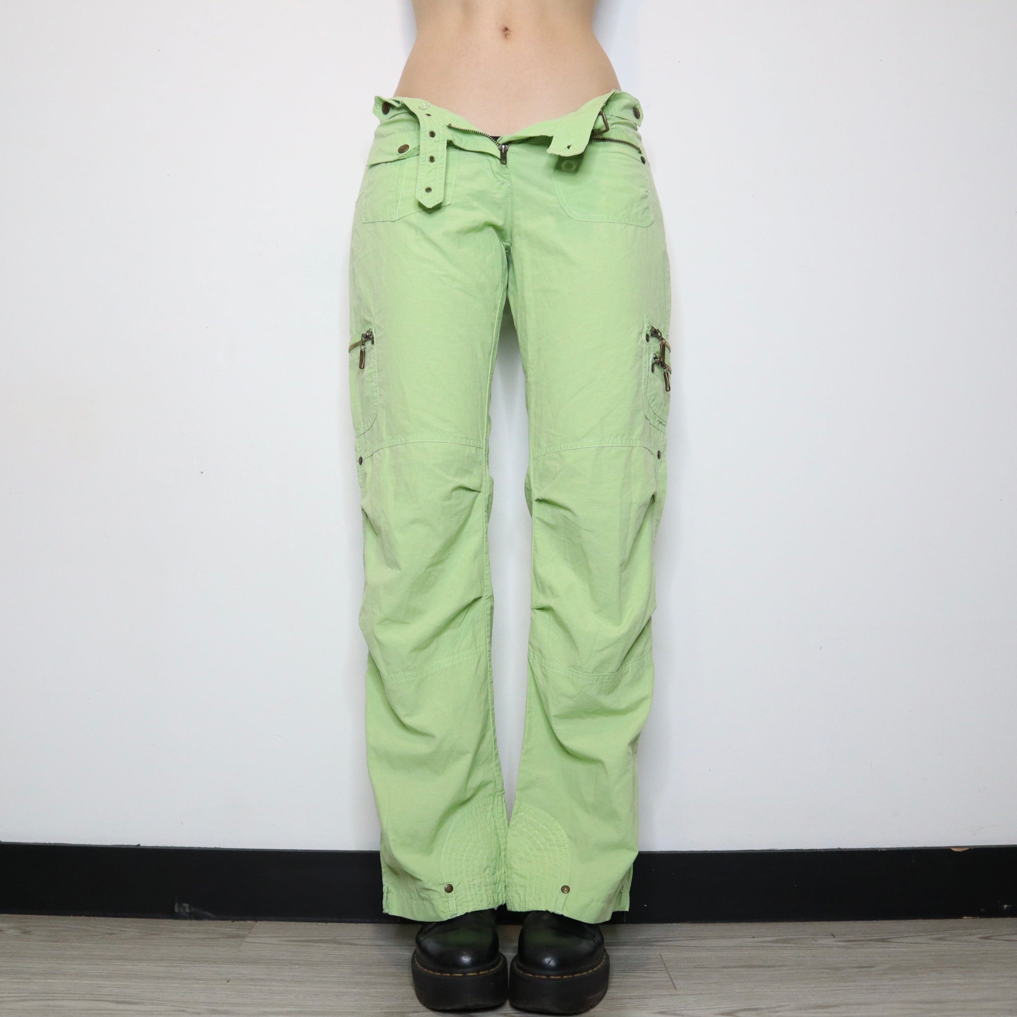 Lime Green Cargo Pants 