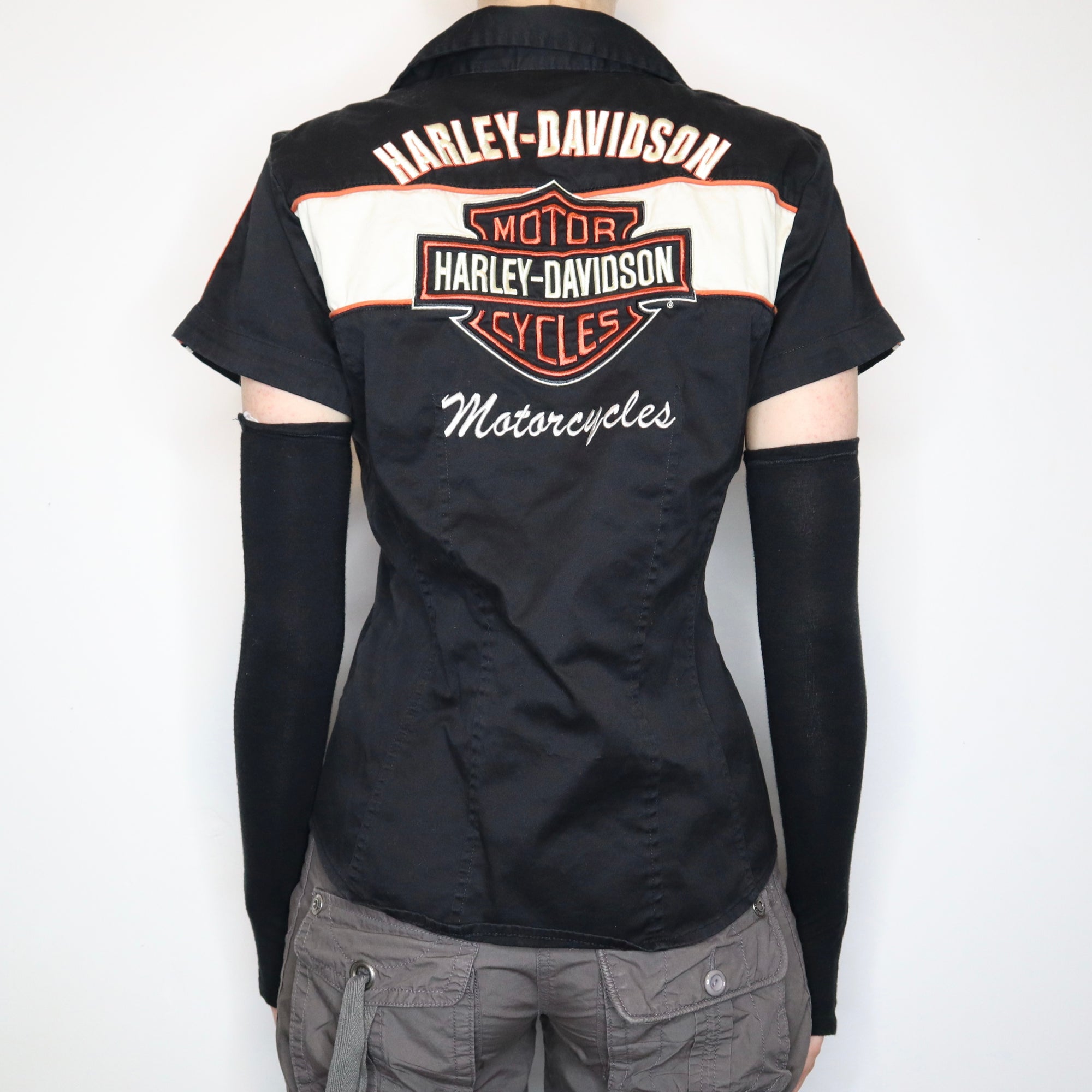 Harley Davidson Zip Up Shirt 