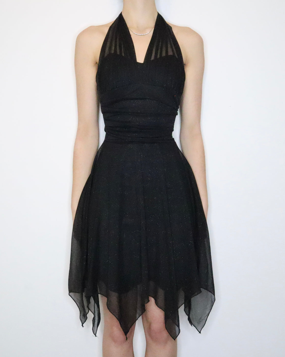 Black Glitter Fairy Dress (Small) 