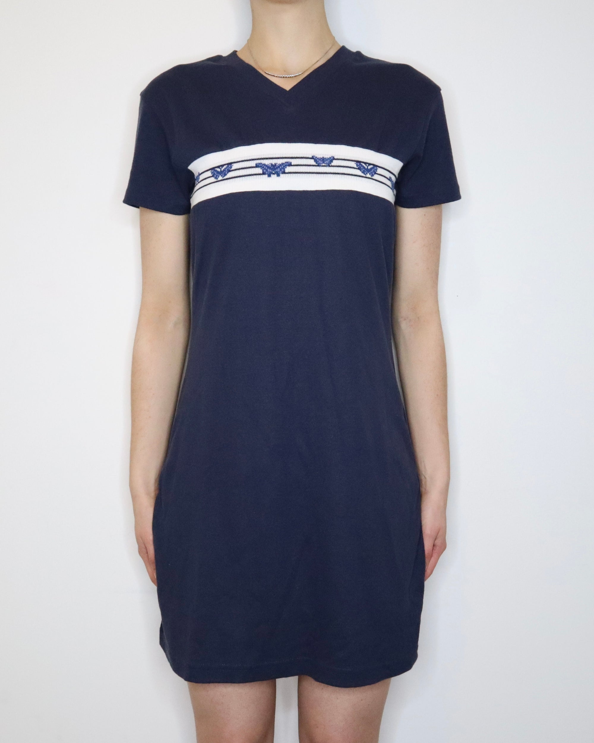 Navy T-Shirt Dress (Large) 