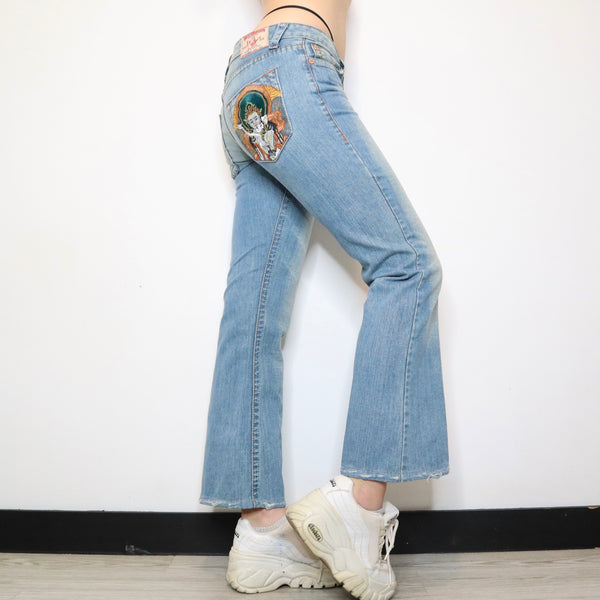 IO着用 00s True Religion Flare Denim y2k-