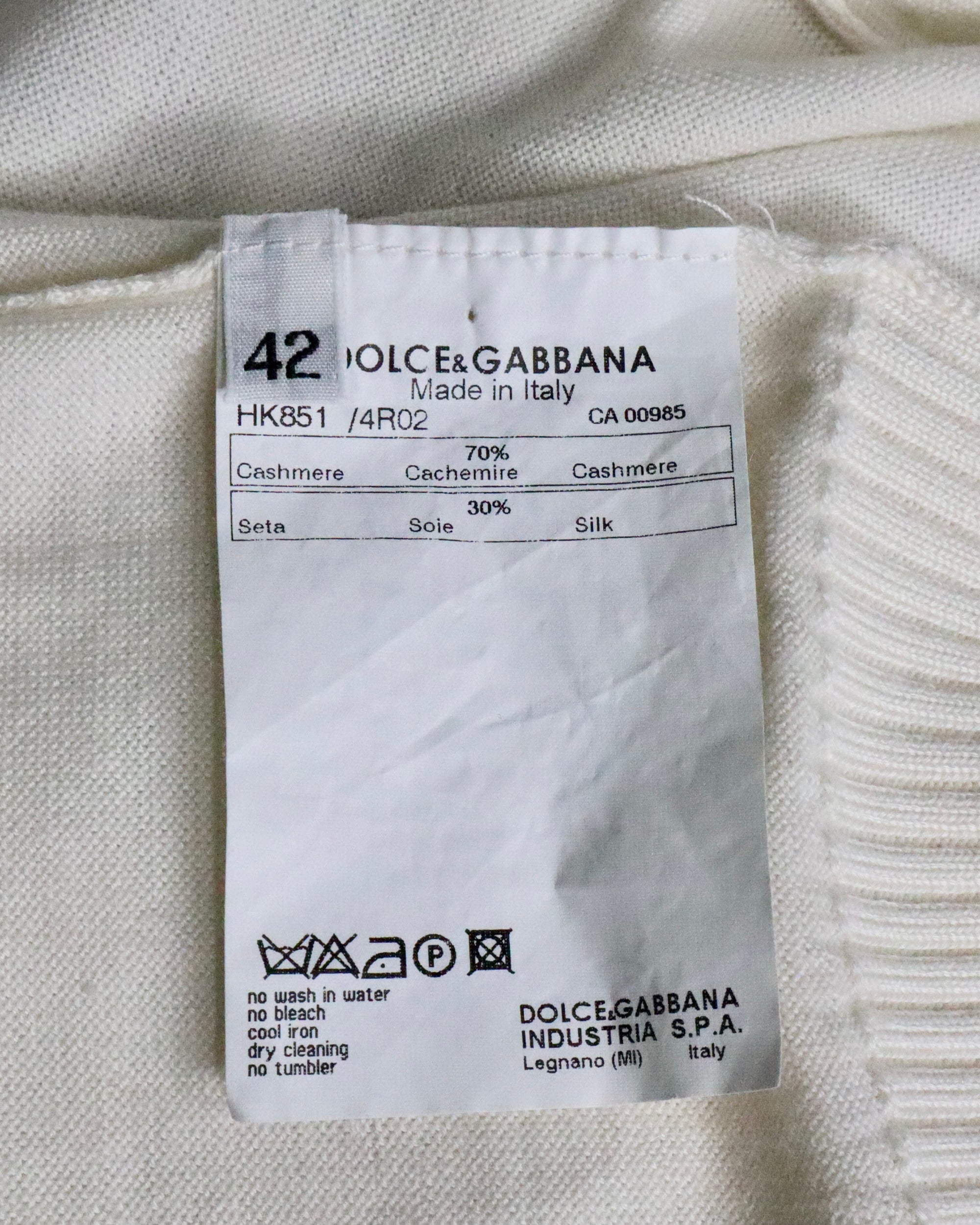 Dolce & Gabbana Cashmere Sweater Vest (M-L) 