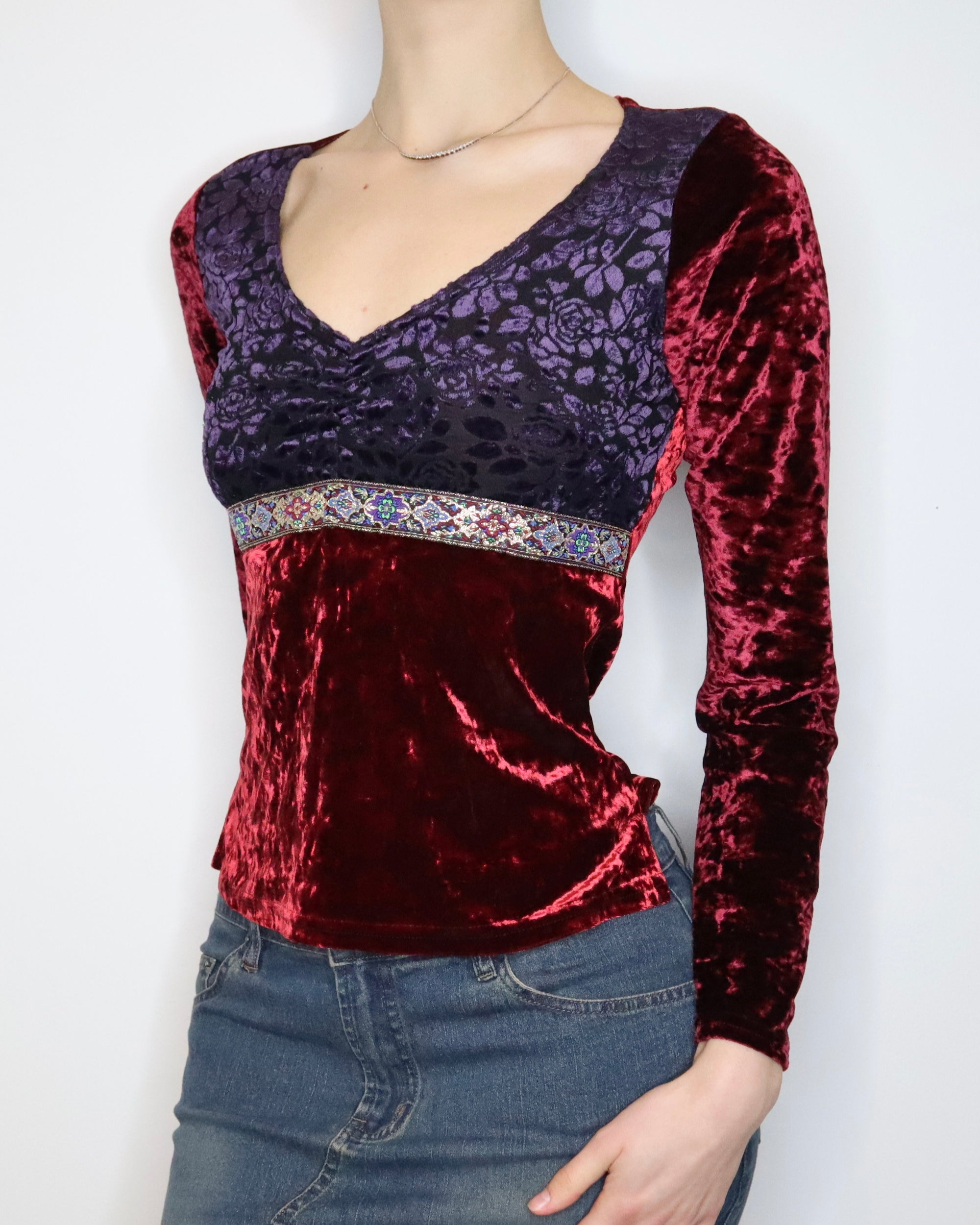 Whimsigoth Velvet Top (S-M) 