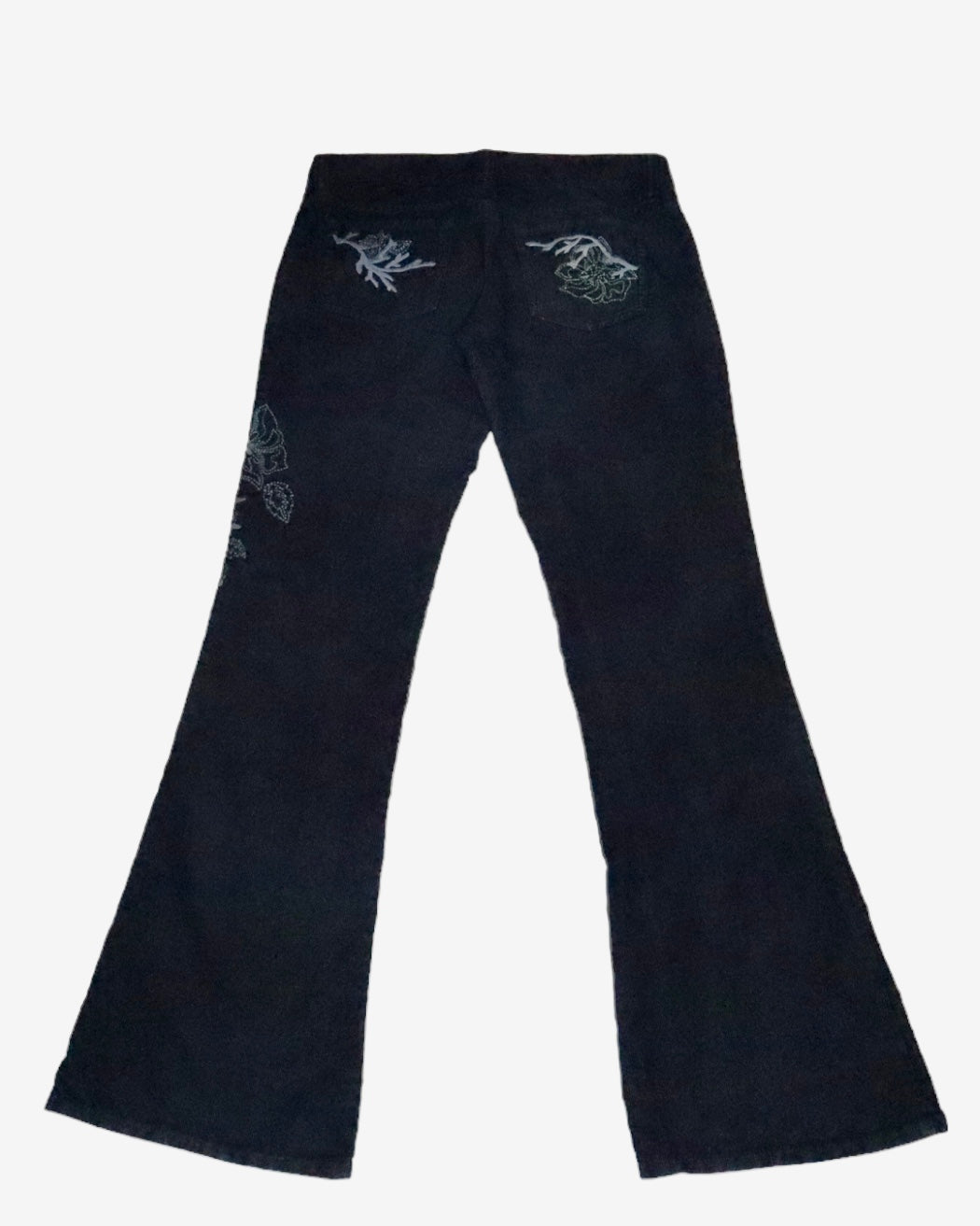 Guess Navy Corduroy Flare Pants (Small) 