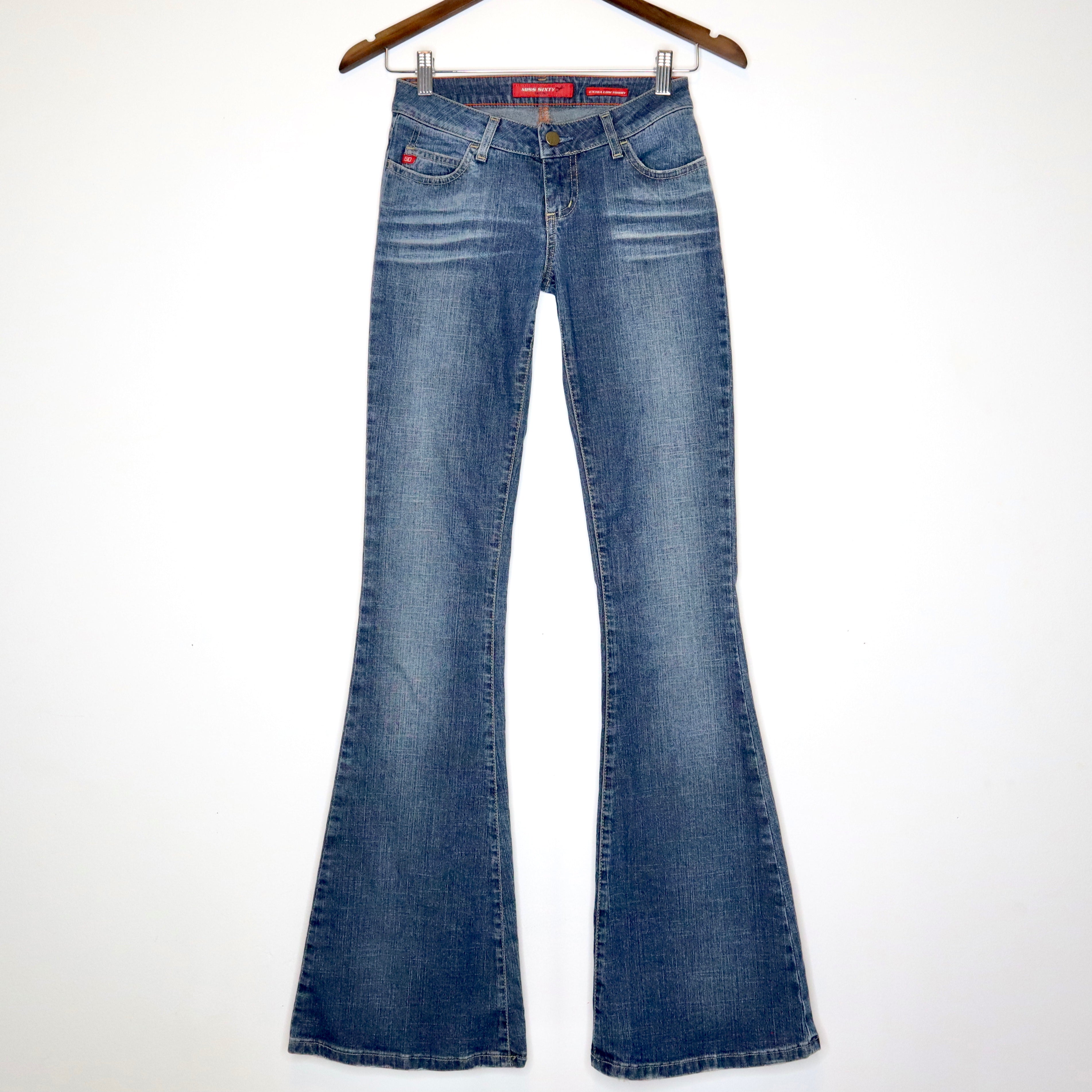 Early 2000s Miss Sixty Low Rise Flare Jeans - Imber Vintage