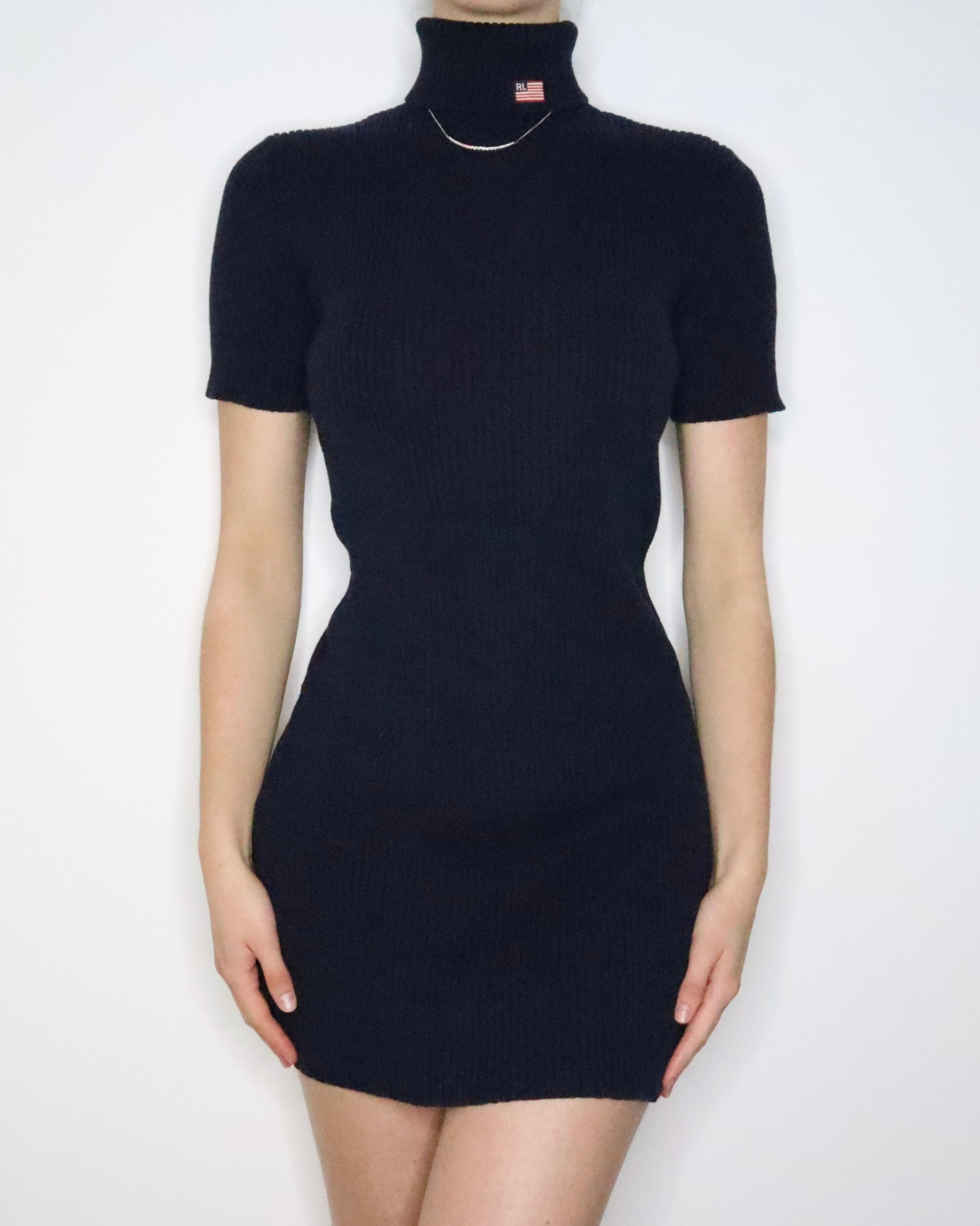 Ralph Lauren Navy Sweater Dress (Medium) 