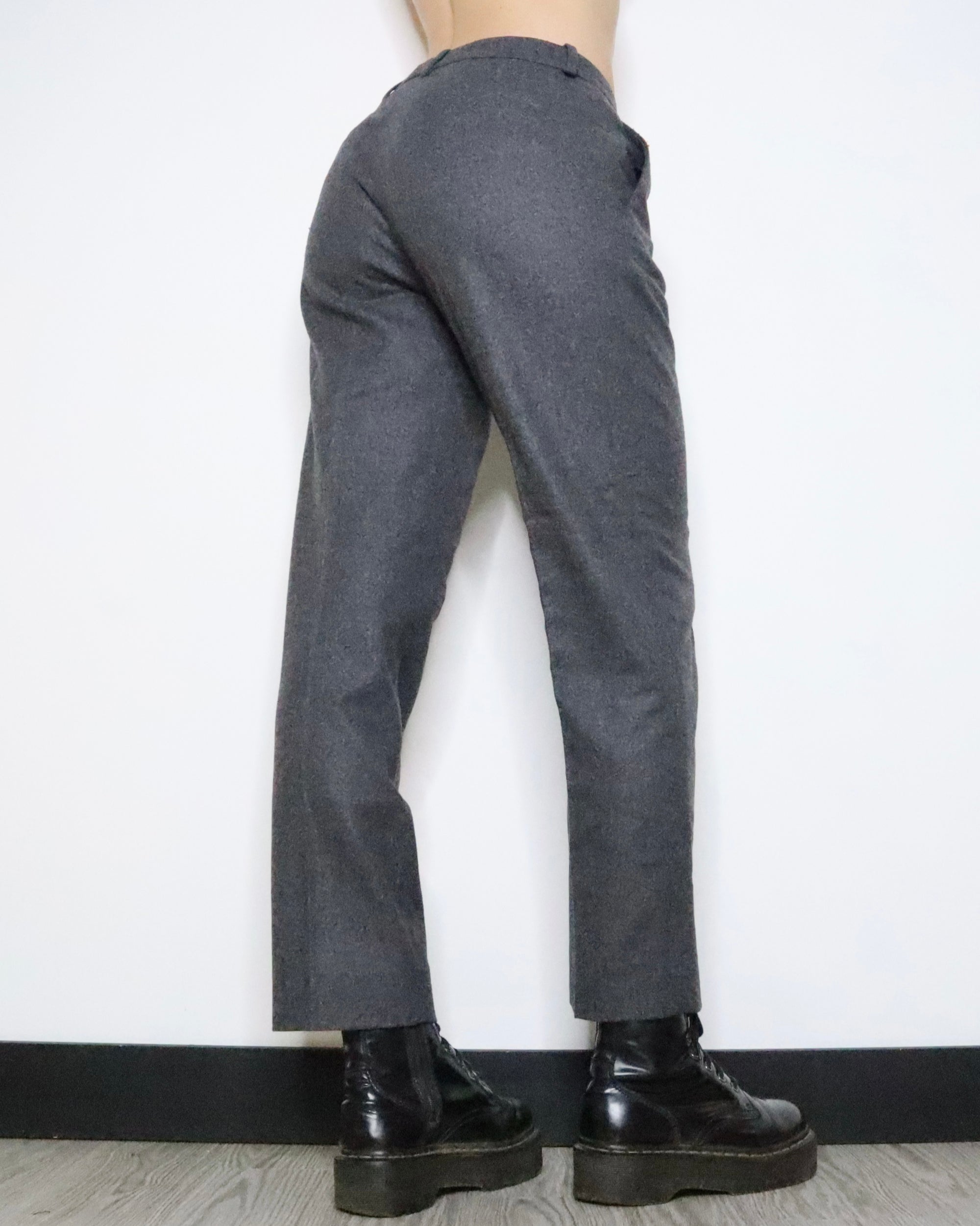 Italian Gray Dress Pants (Medium)