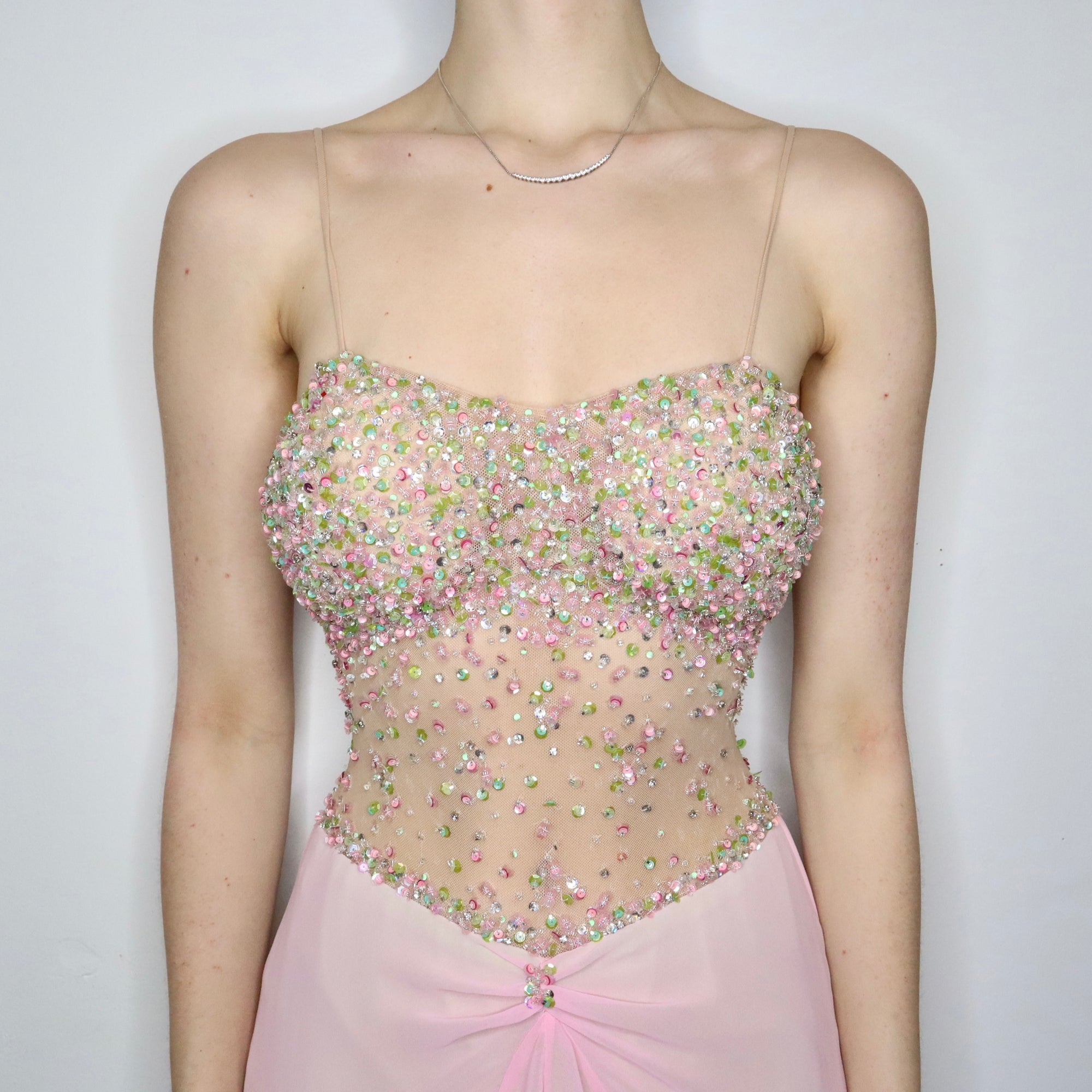 Y2K Princess Prom Dress - Imber Vintage Y2K Princess Prom Dress - Imber Vintage