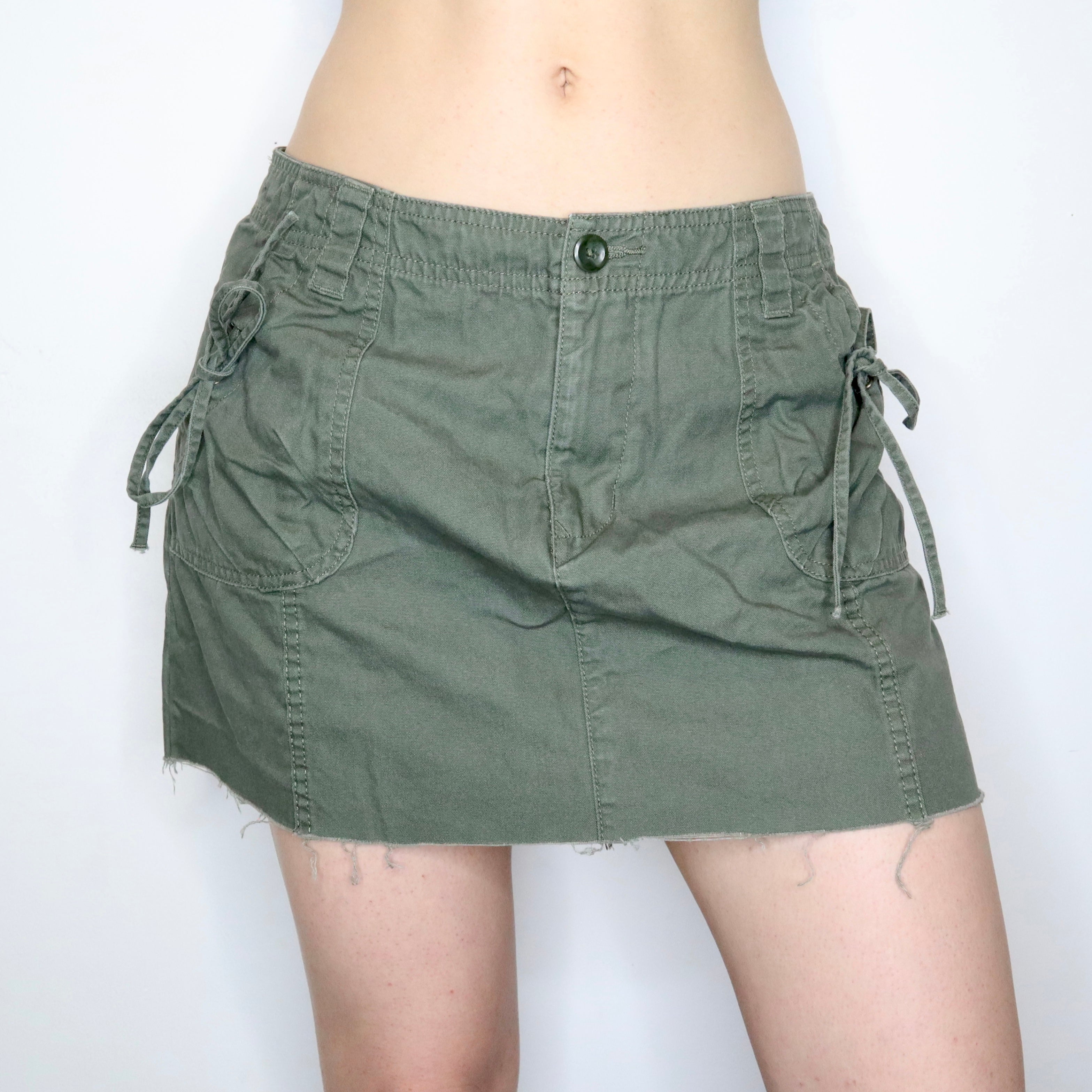 Green Cargo Skirt - Imber Vintage