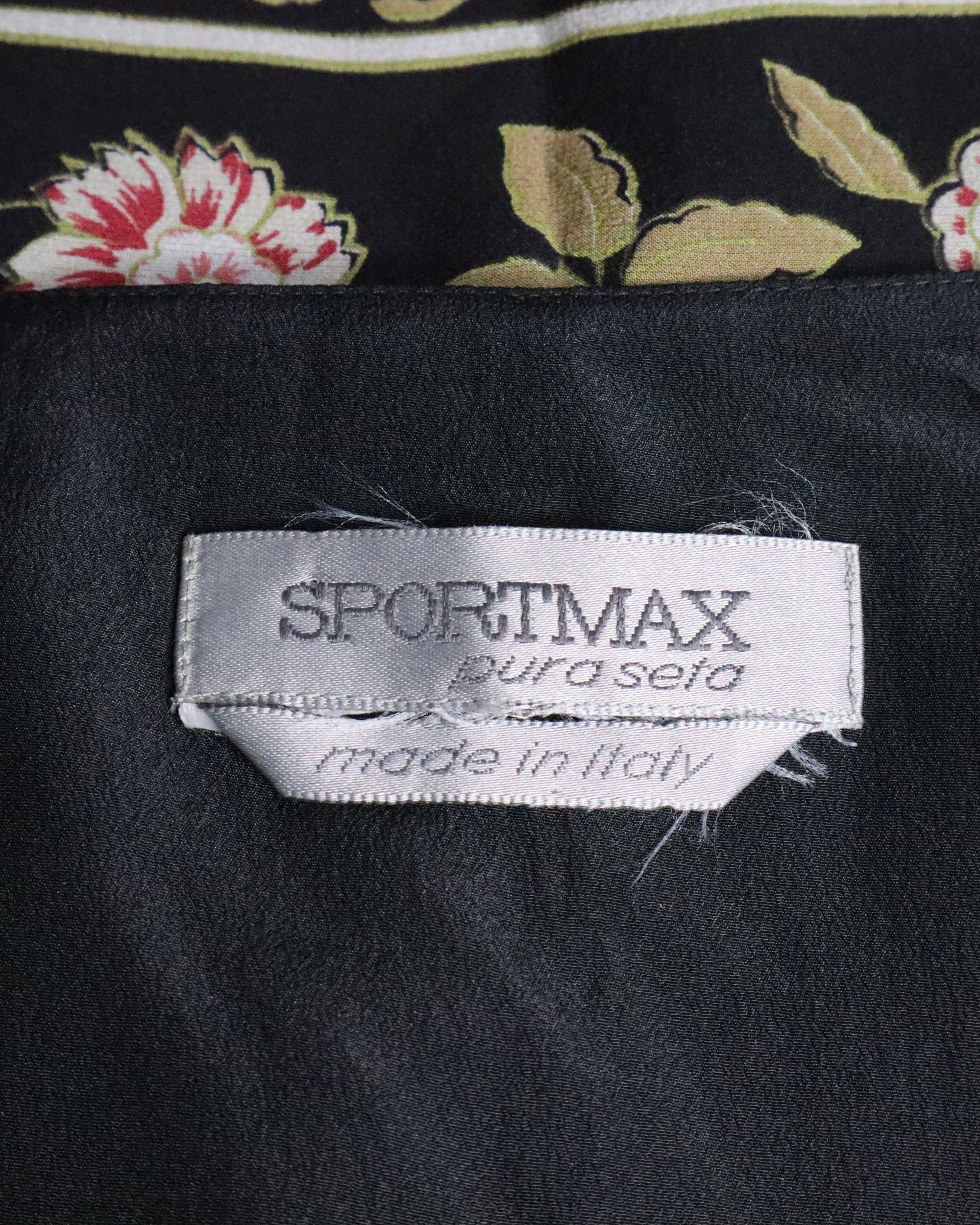 Sportmax Floral Silk Vest (Medium) 